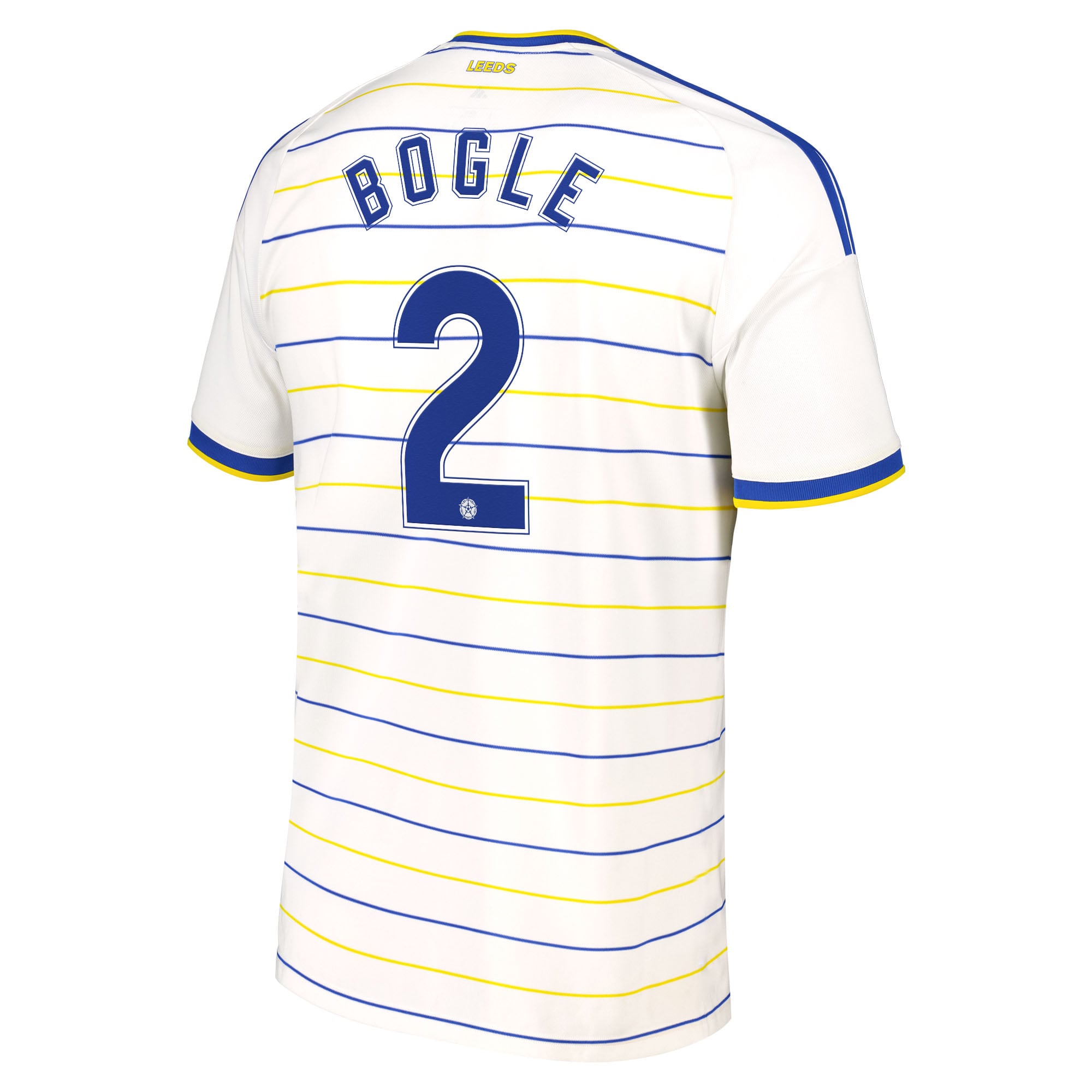 Leeds United adidas Home Shirt 2026-27 with Bogle 2 Cup printing, , rebel_hi-res