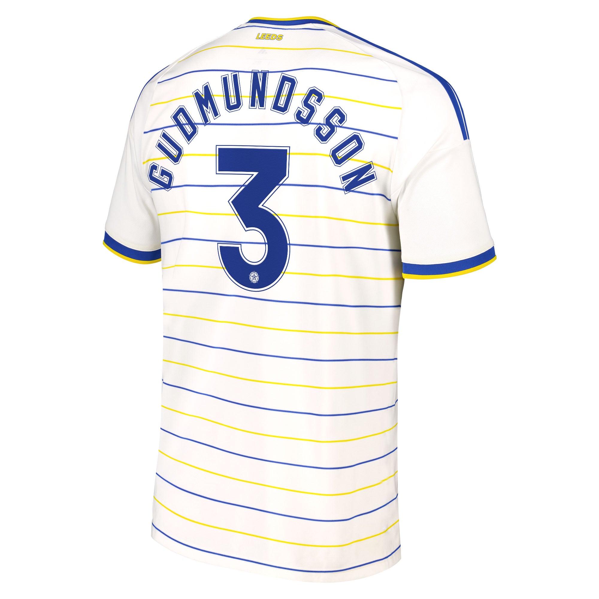 Leeds United adidas Home Shirt 2026-27 with Gudmundsson 3 Cup printing, , rebel_hi-res