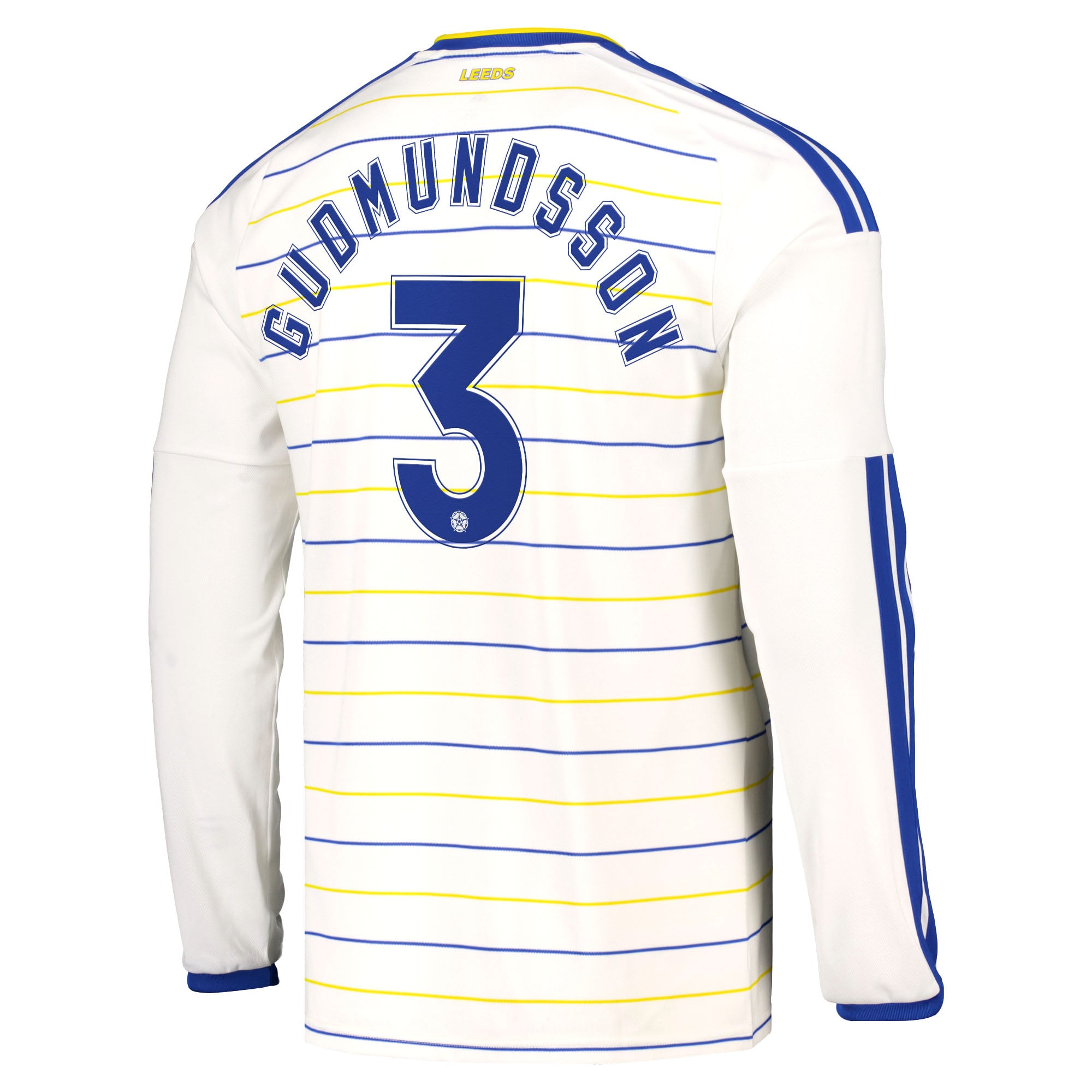 Leeds United adidas Home Shirt 2026-27 - Long Sleeve with Gudmundsson 3 Cup printing, , rebel_hi-res