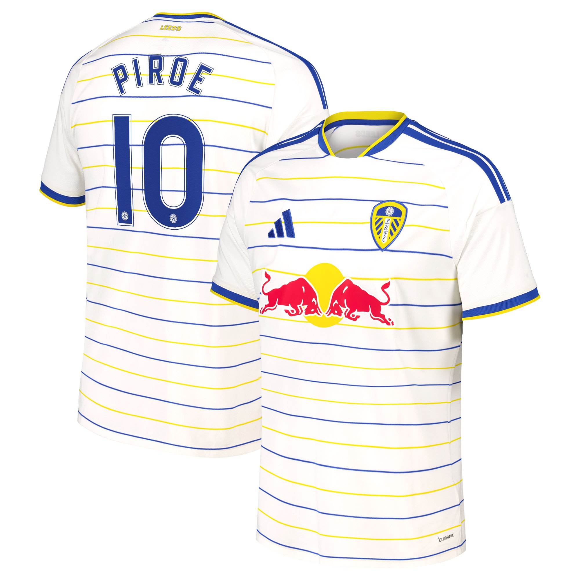 Leeds United adidas Home Shirt 2026-27 with Piroe 10 Cup printing, , rebel_hi-res