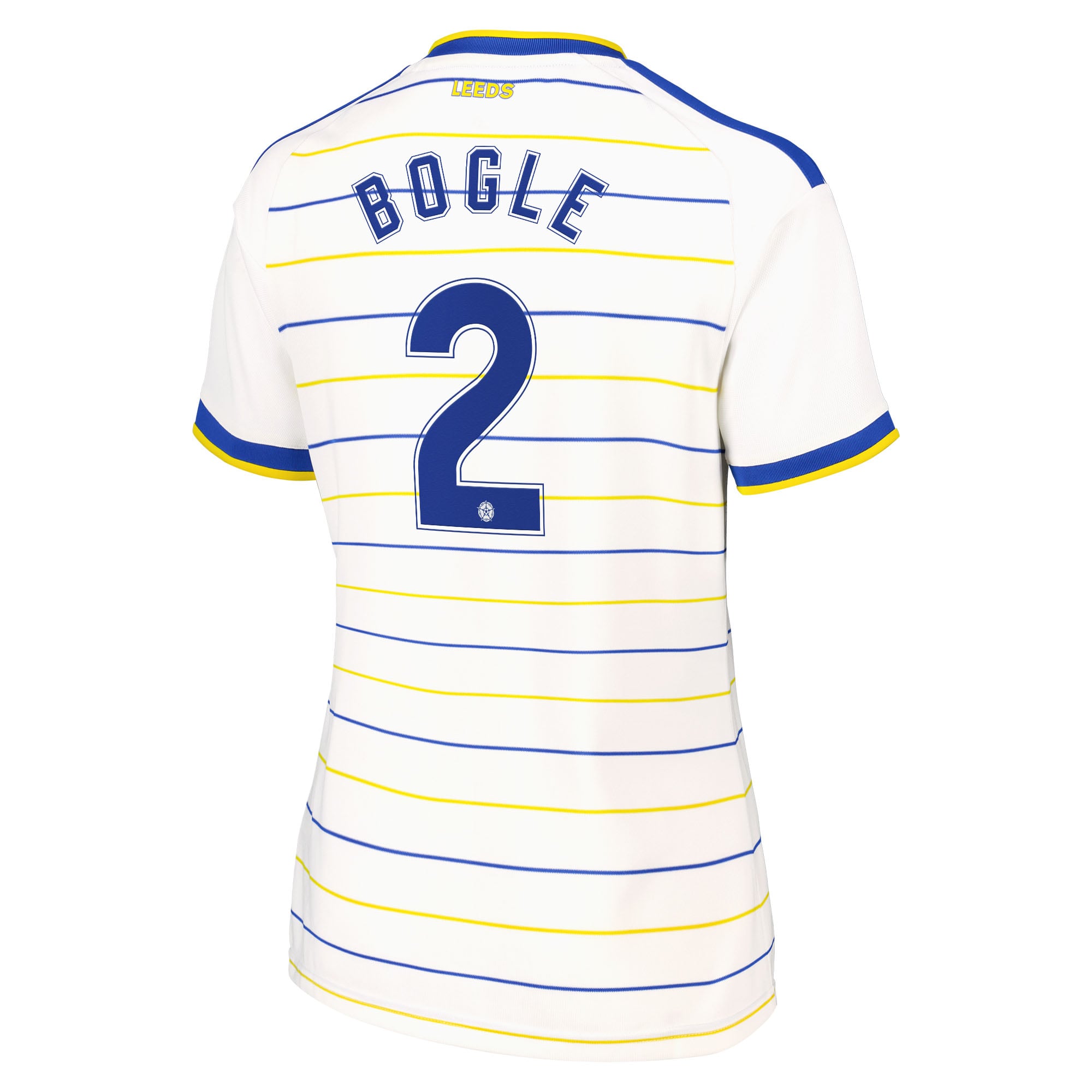 Leeds United adidas Home Shirt 2026-27 - Womens with Bogle 2 Cup printing, , rebel_hi-res