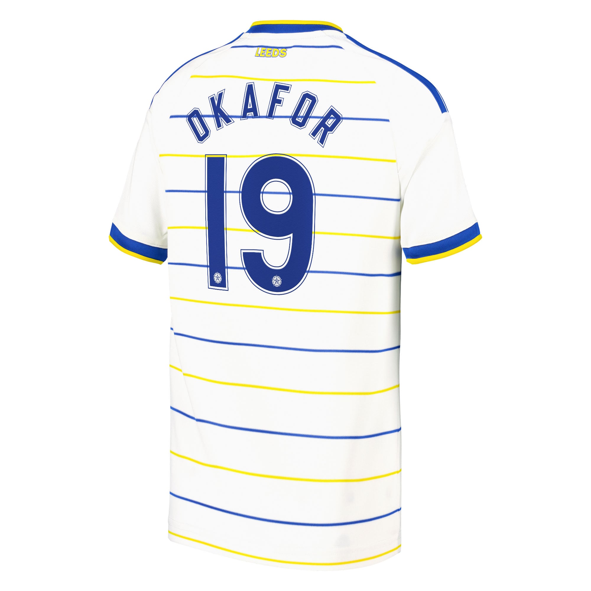Leeds United adidas Home Shirt 2026-27 - Kids with Okafor 19 Cup printing, , rebel_hi-res