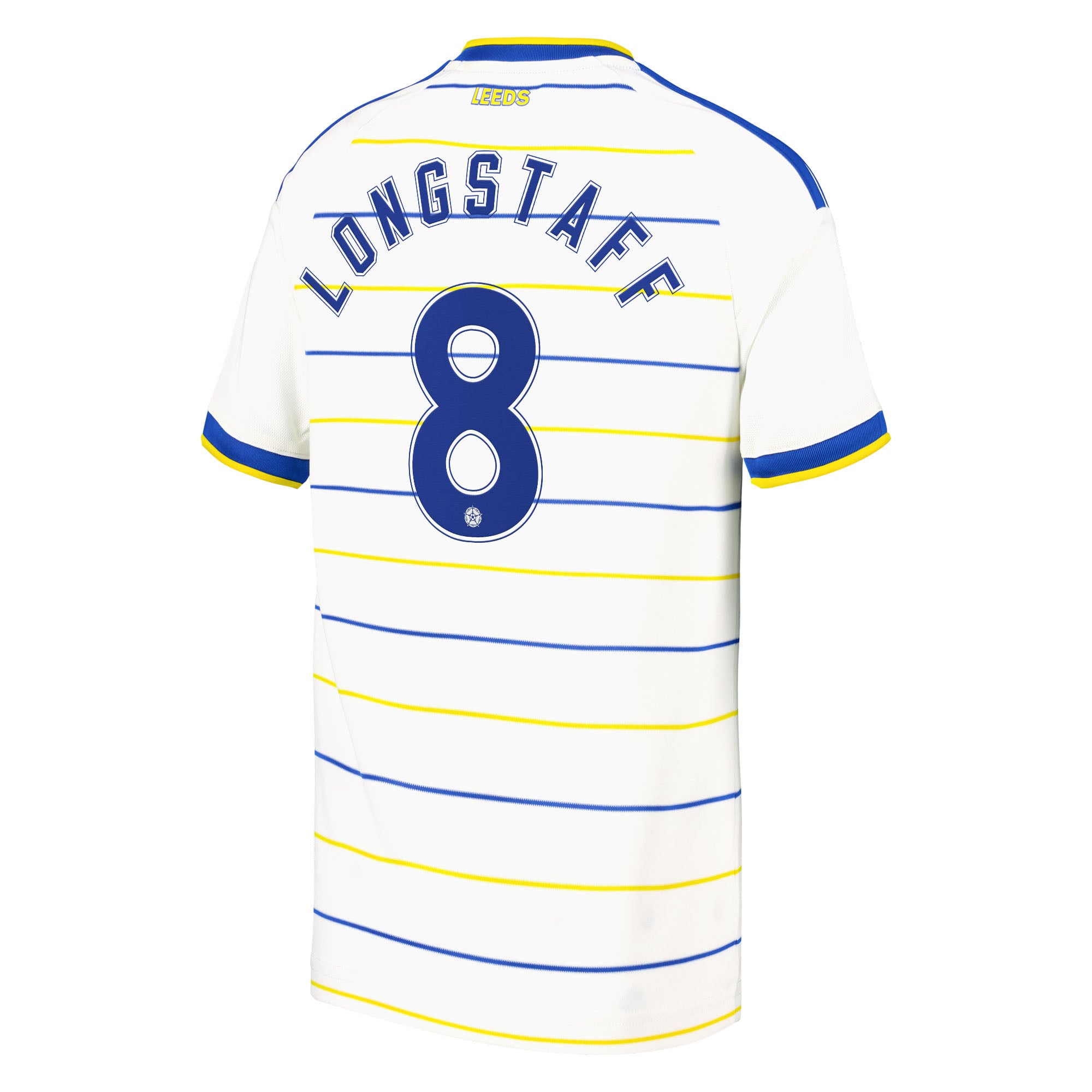 Leeds United adidas Home Shirt 2026-27 - Kids with Longstaff 8 Cup printing, , rebel_hi-res
