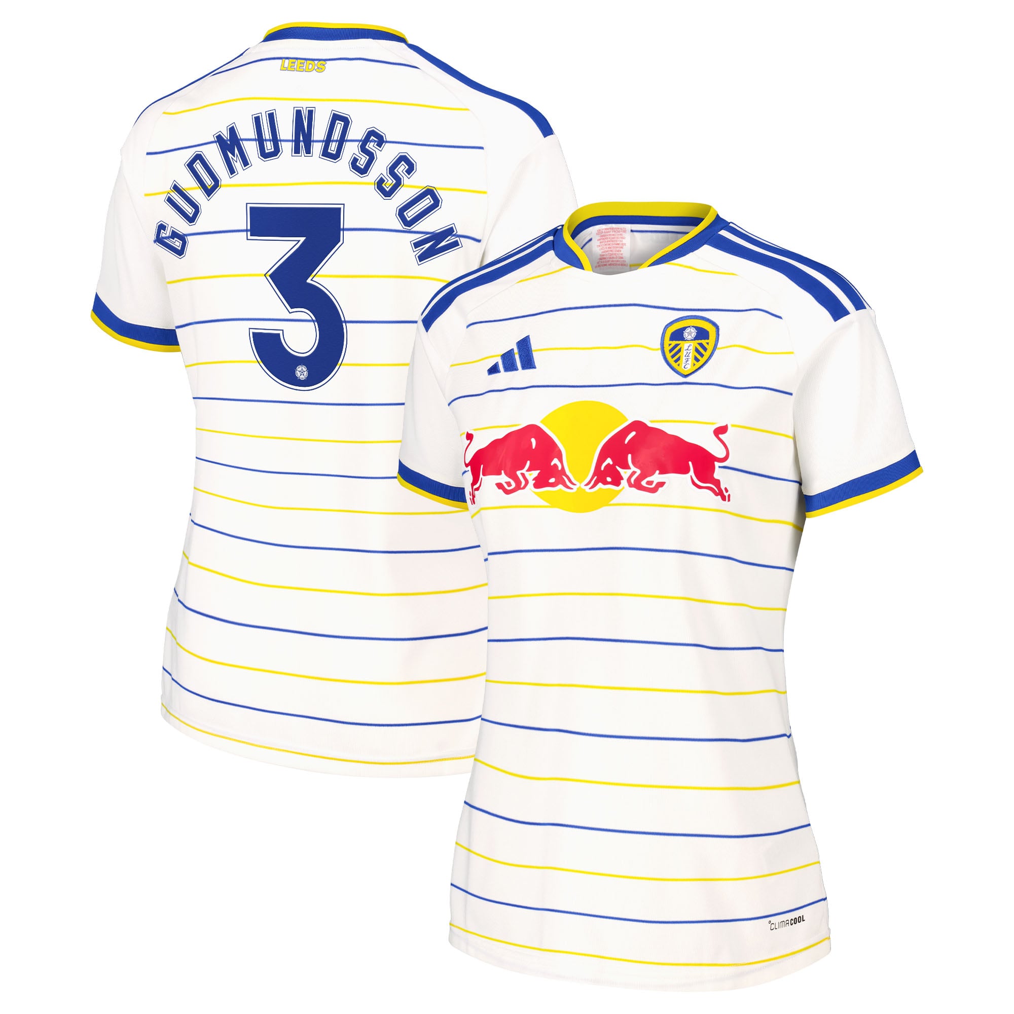 Leeds United adidas Home Shirt 2026-27 - Womens with Gudmundsson 3 Cup printing, , rebel_hi-res