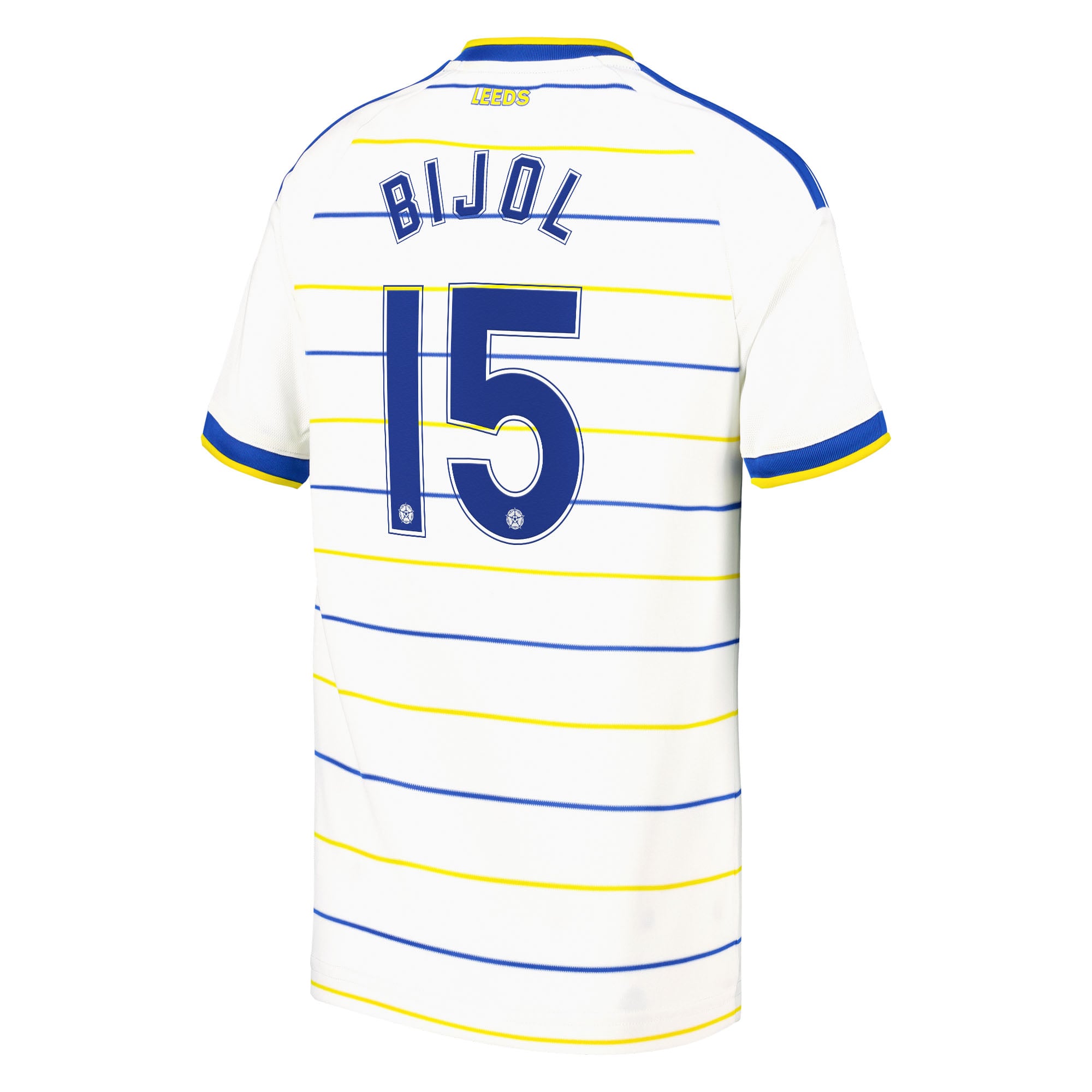 Leeds United adidas Home Shirt 2026-27 - Kids with Bijol 15 Cup printing, , rebel_hi-res