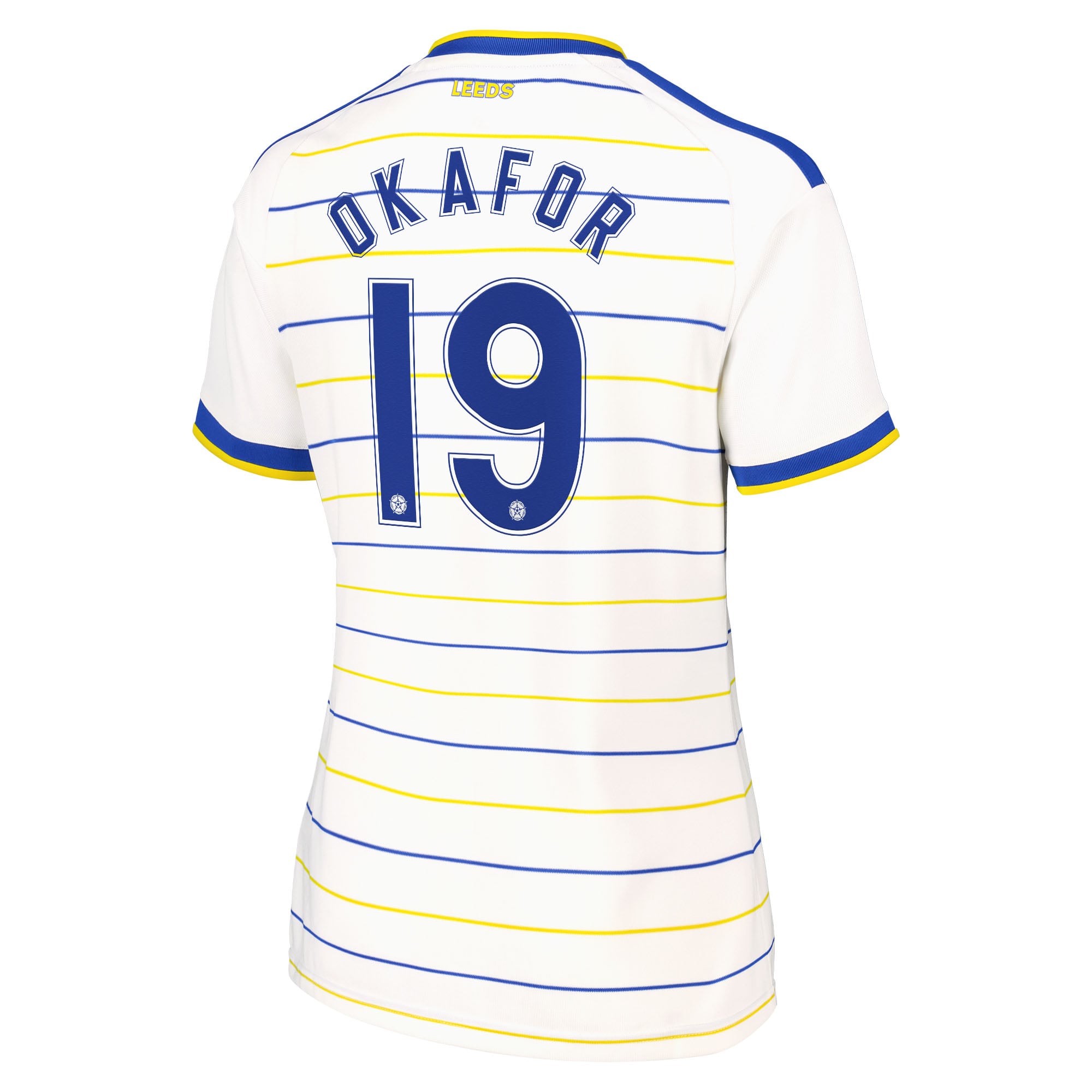 Leeds United adidas Home Shirt 2026-27 - Womens with Okafor 19 Cup printing, , rebel_hi-res