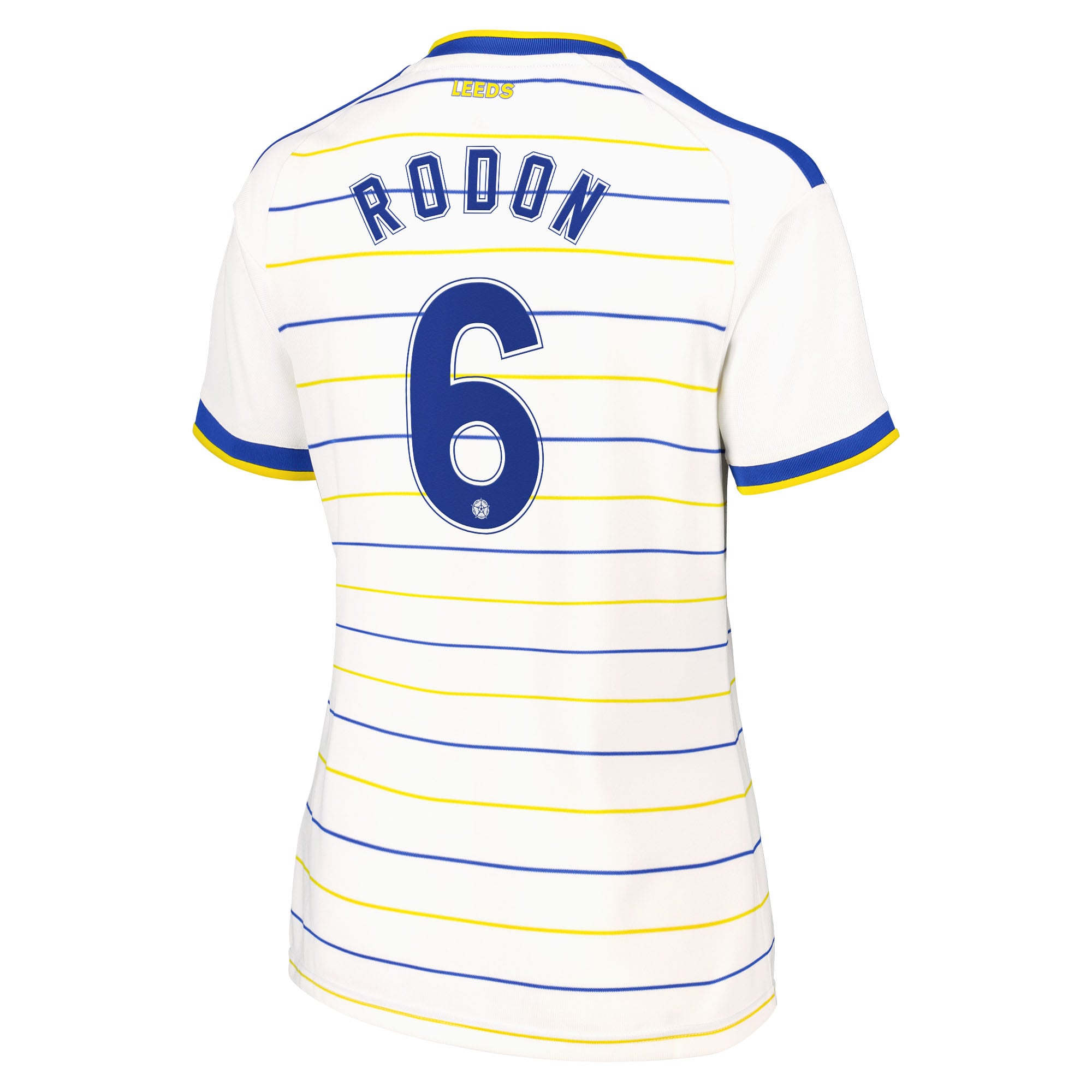 Leeds United adidas Home Shirt 2026-27 - Womens with Rodon 6 Cup printing, , rebel_hi-res