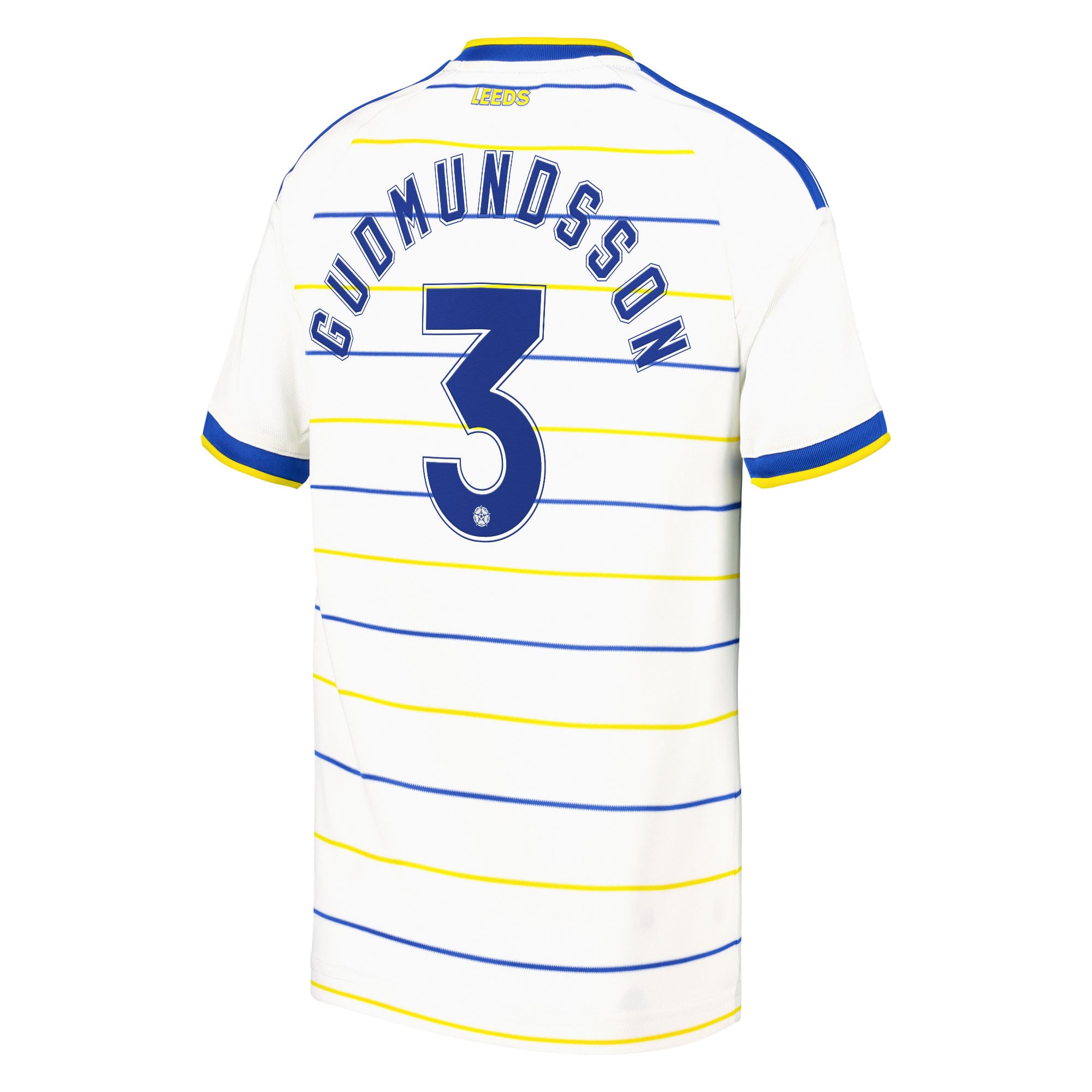 Leeds United adidas Home Shirt 2026-27 - Kids with Gudmundsson 3 Cup printing, , rebel_hi-res
