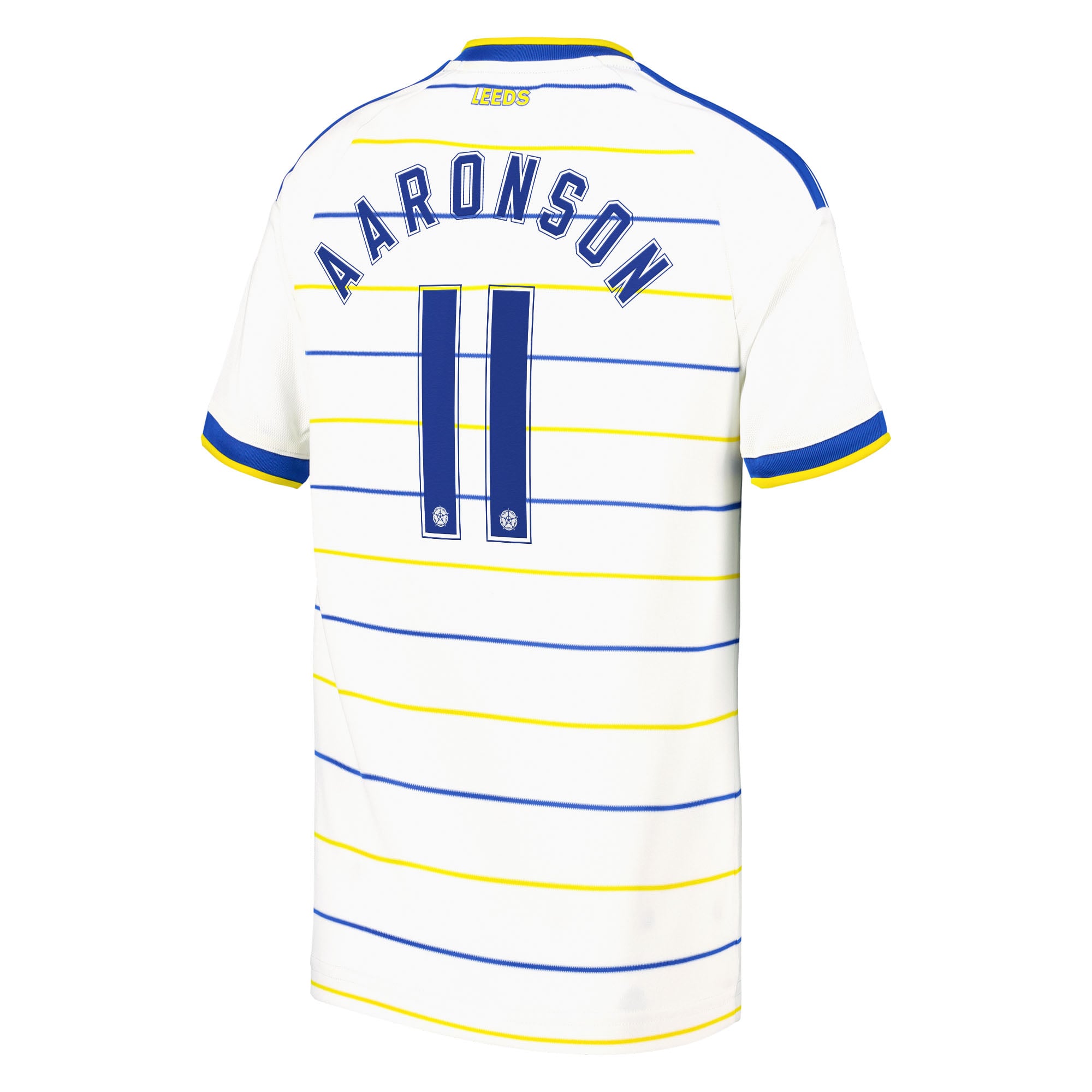 Leeds United adidas Home Shirt 2026-27 - Kids with Aaronson 11 Cup printing, , rebel_hi-res