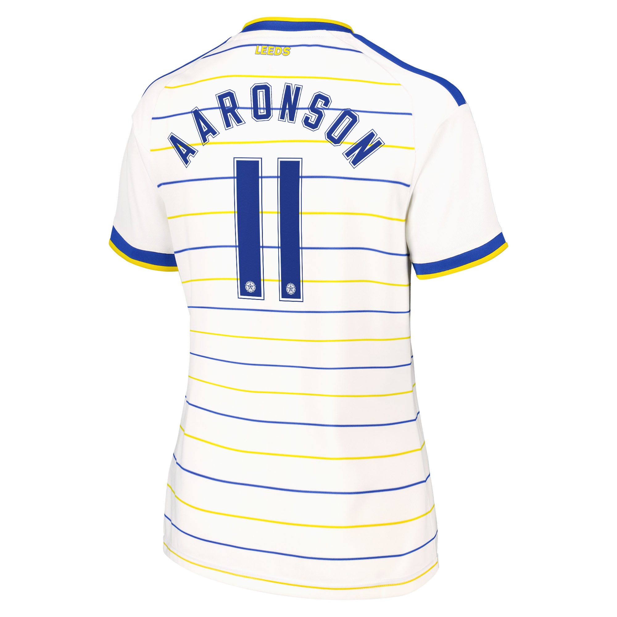 Leeds United adidas Home Shirt 2026-27 - Womens with Aaronson 11 Cup printing, , rebel_hi-res