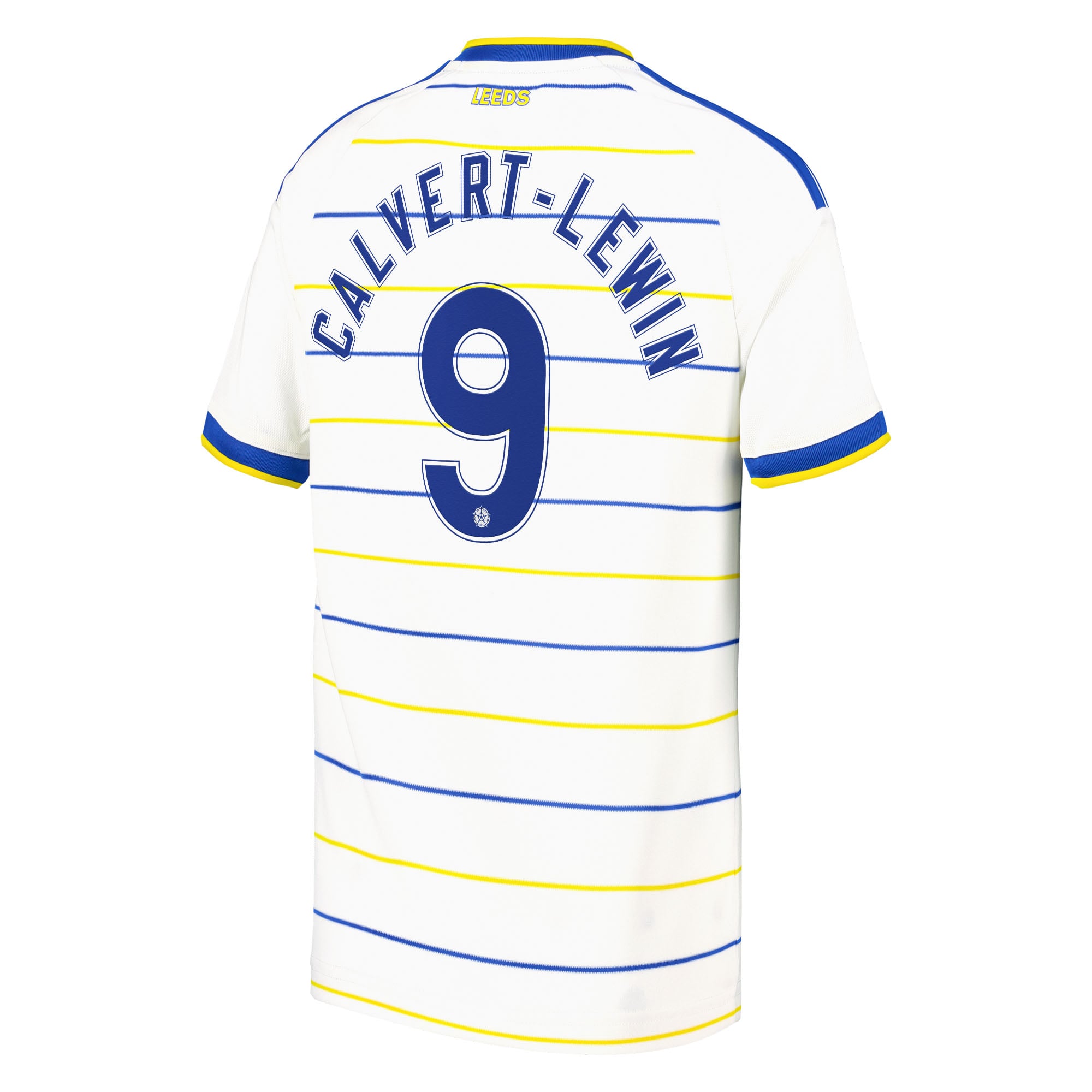 Leeds United adidas Home Shirt 2026-27 - Kids with Calvert-Lewin 9 Cup printing, , rebel_hi-res