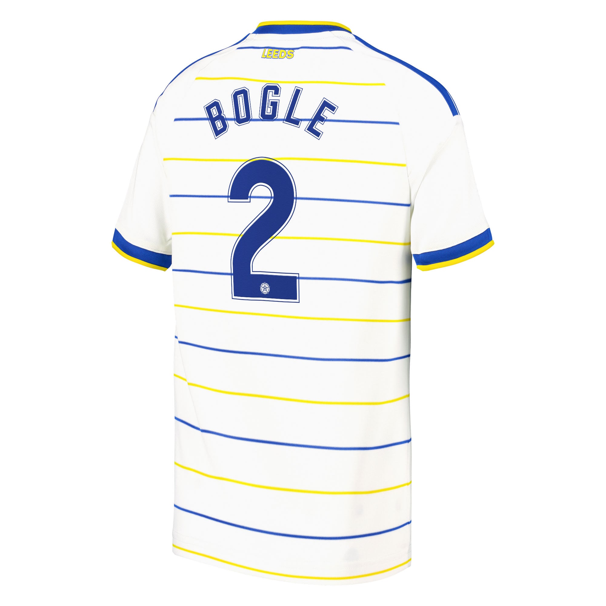 Leeds United adidas Home Shirt 2026-27 - Kids with Bogle 2 Cup printing, , rebel_hi-res