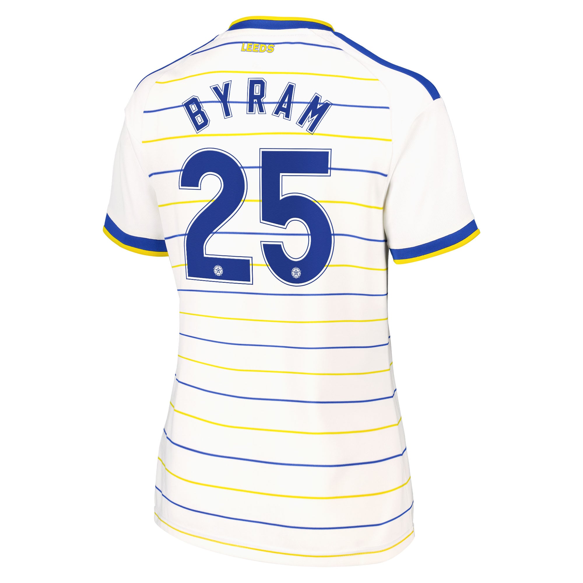 Leeds United adidas Home Shirt 2026-27 - Womens with Byram 25 Cup printing, , rebel_hi-res