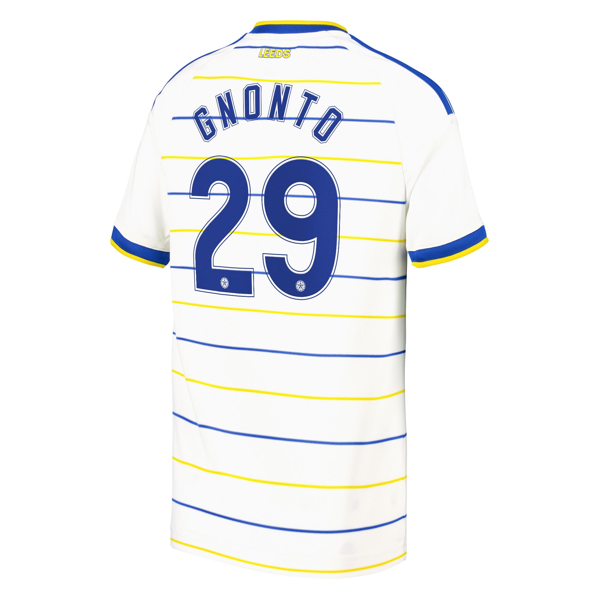 Leeds United adidas Home Shirt 2026-27 - Kids with Gnonto 29 Cup printing, , rebel_hi-res