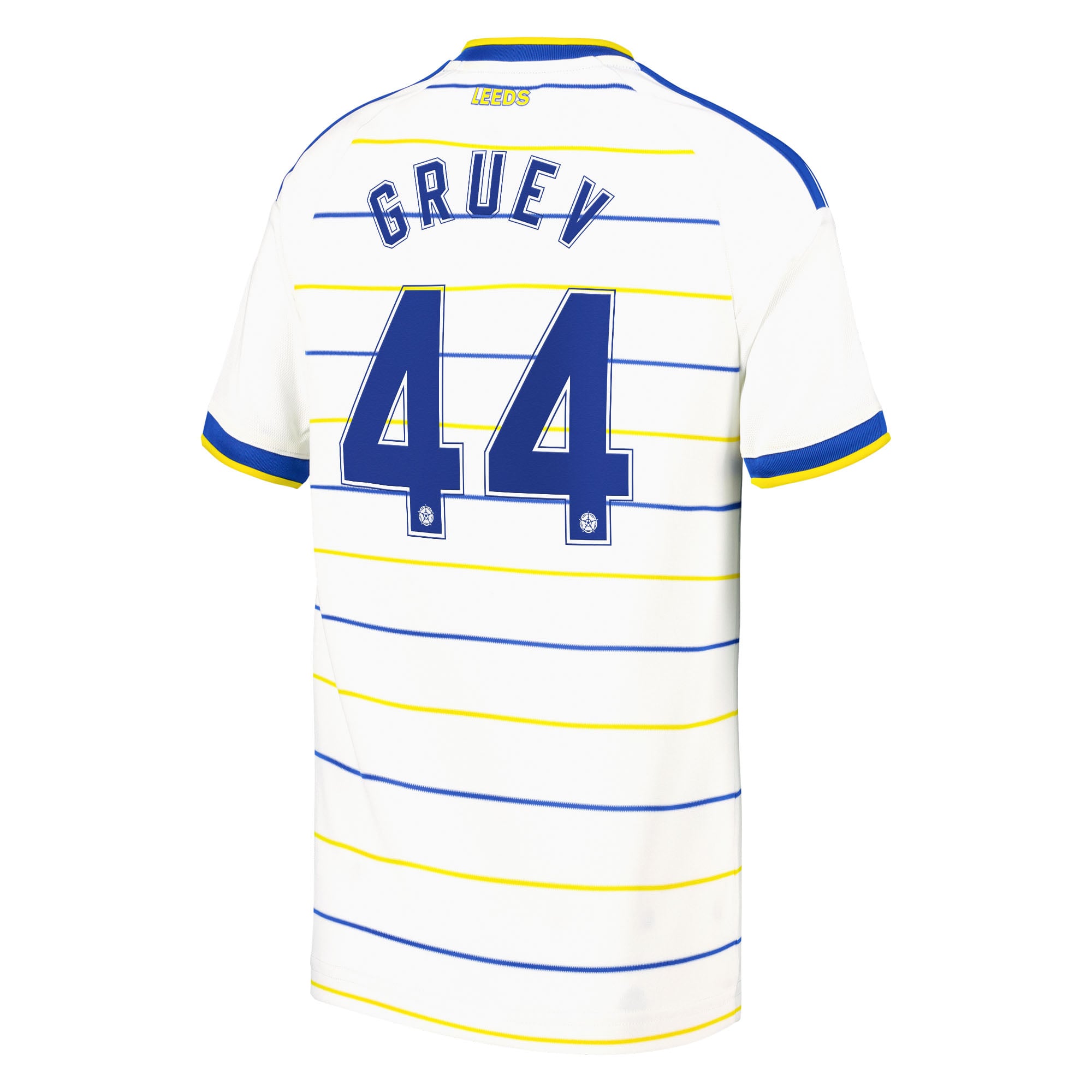 Leeds United adidas Home Shirt 2026-27 - Kids with Gruev 44 Cup printing, , rebel_hi-res