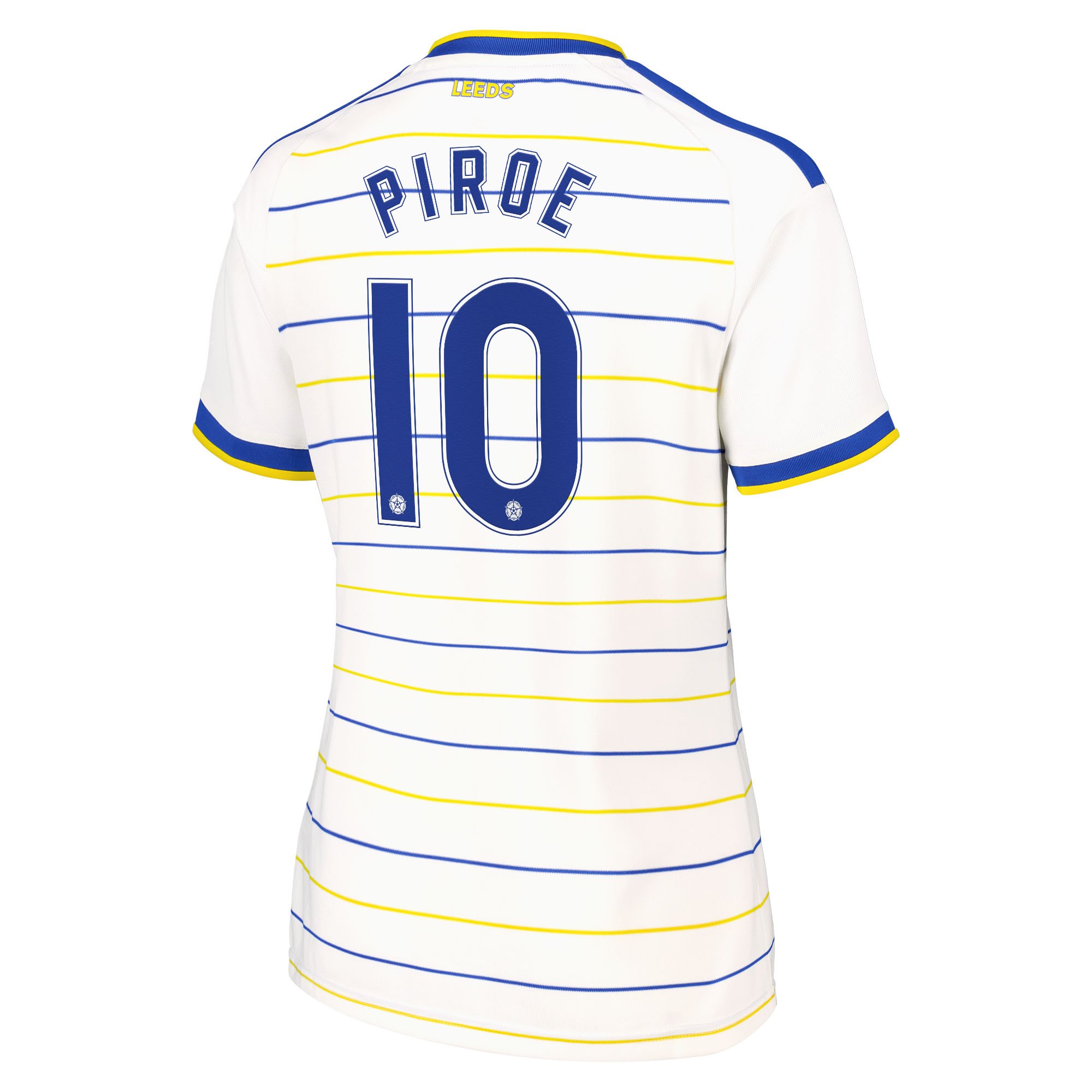Leeds United adidas Home Shirt 2026-27 - Womens with Piroe 10 Cup printing, , rebel_hi-res