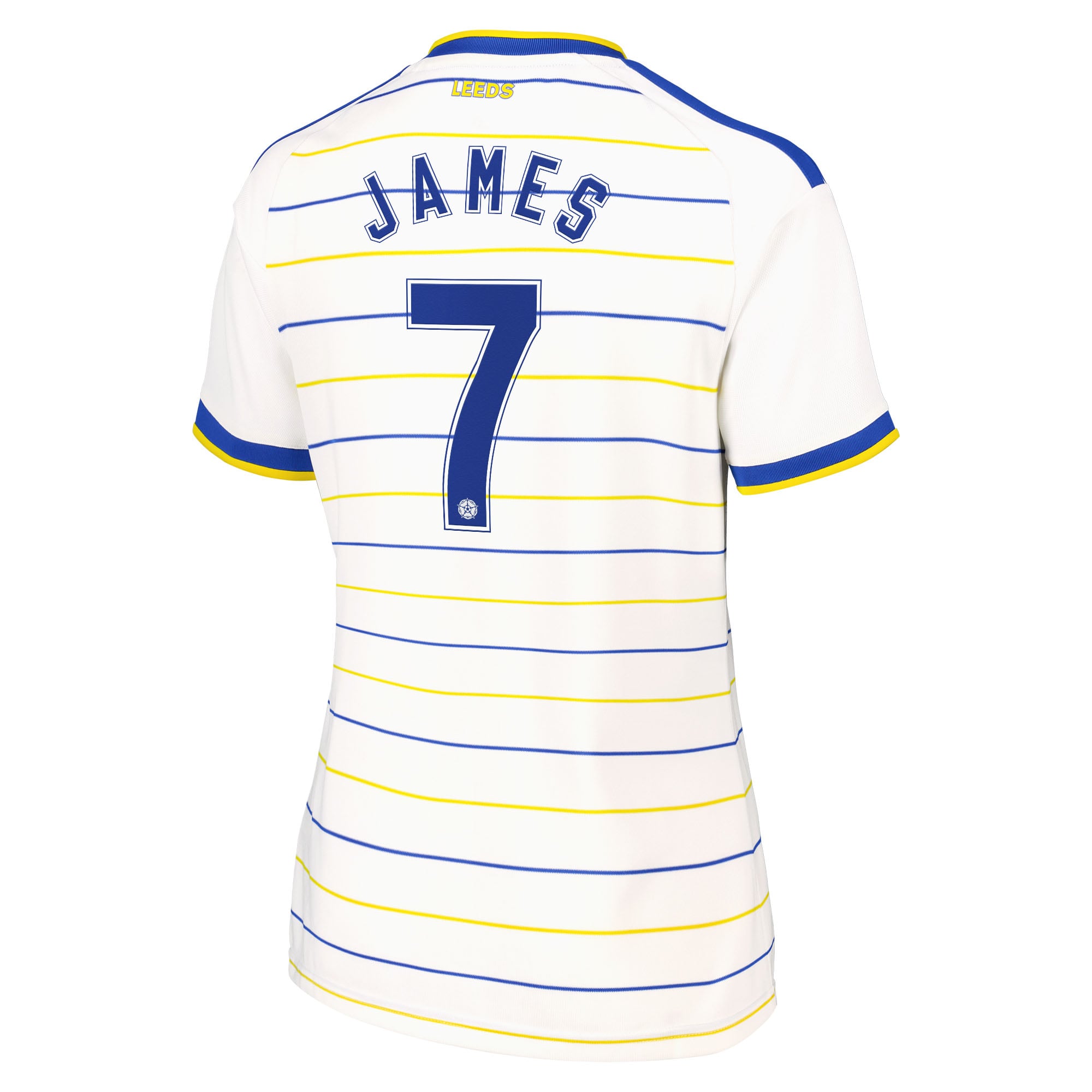 Leeds United adidas Home Shirt 2026-27 - Womens with James 7 Cup printing, , rebel_hi-res