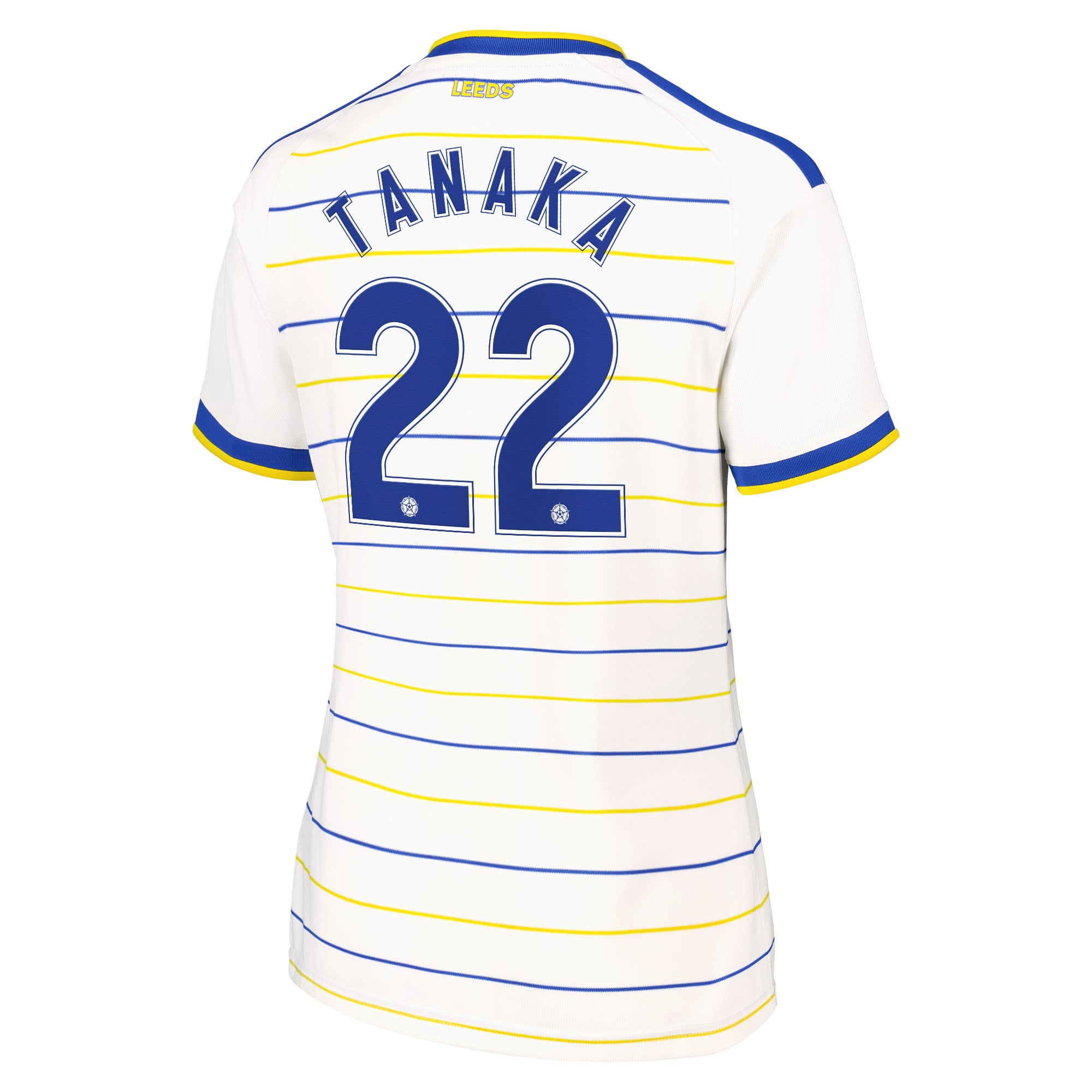 Leeds United adidas Home Shirt 2026-27 - Womens with Tanaka 22 Cup printing, , rebel_hi-res