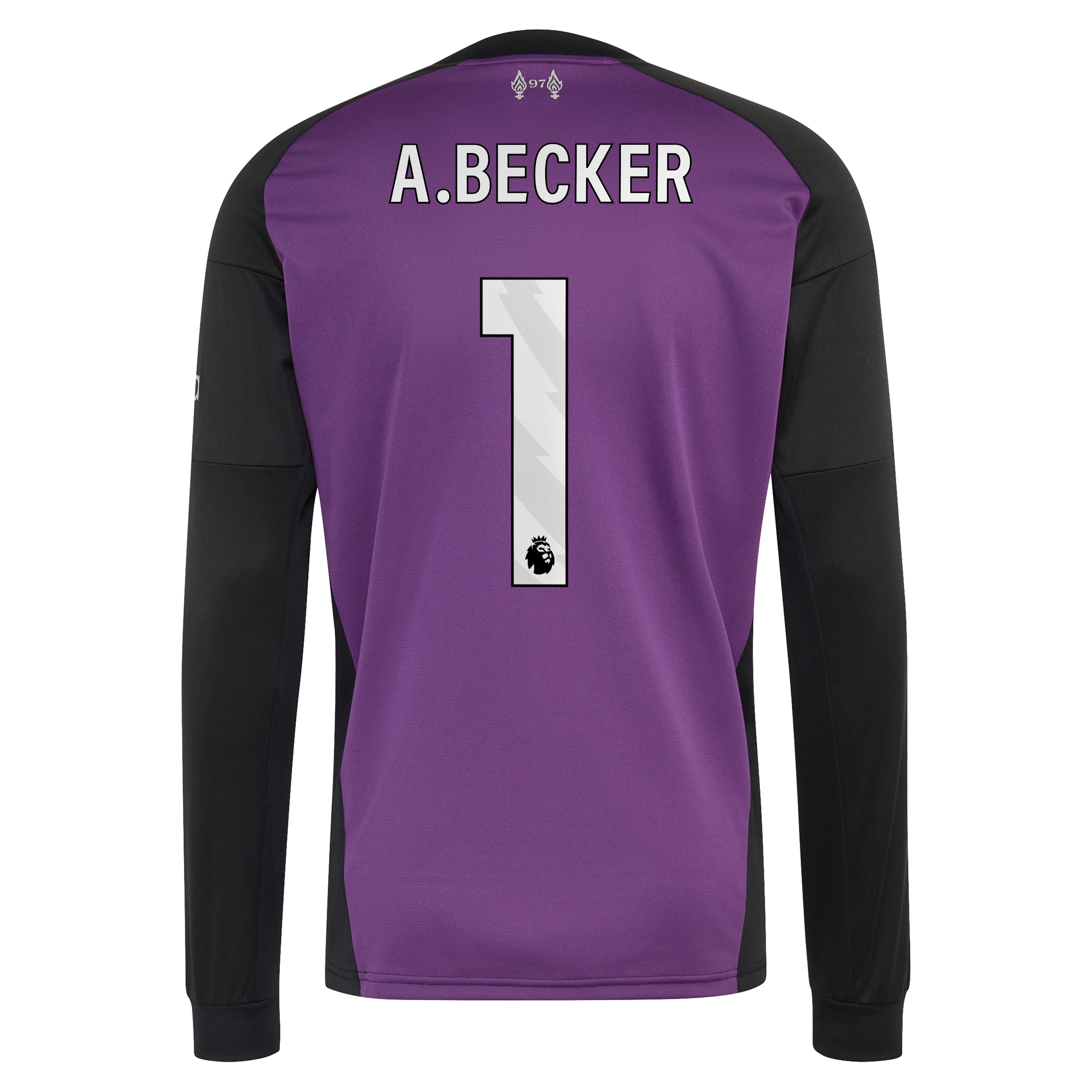 Liverpool adidas Away Goalkeeper Shirt 2026-27 - Long Sleeve with A.Becker 1 printing, , rebel_hi-res