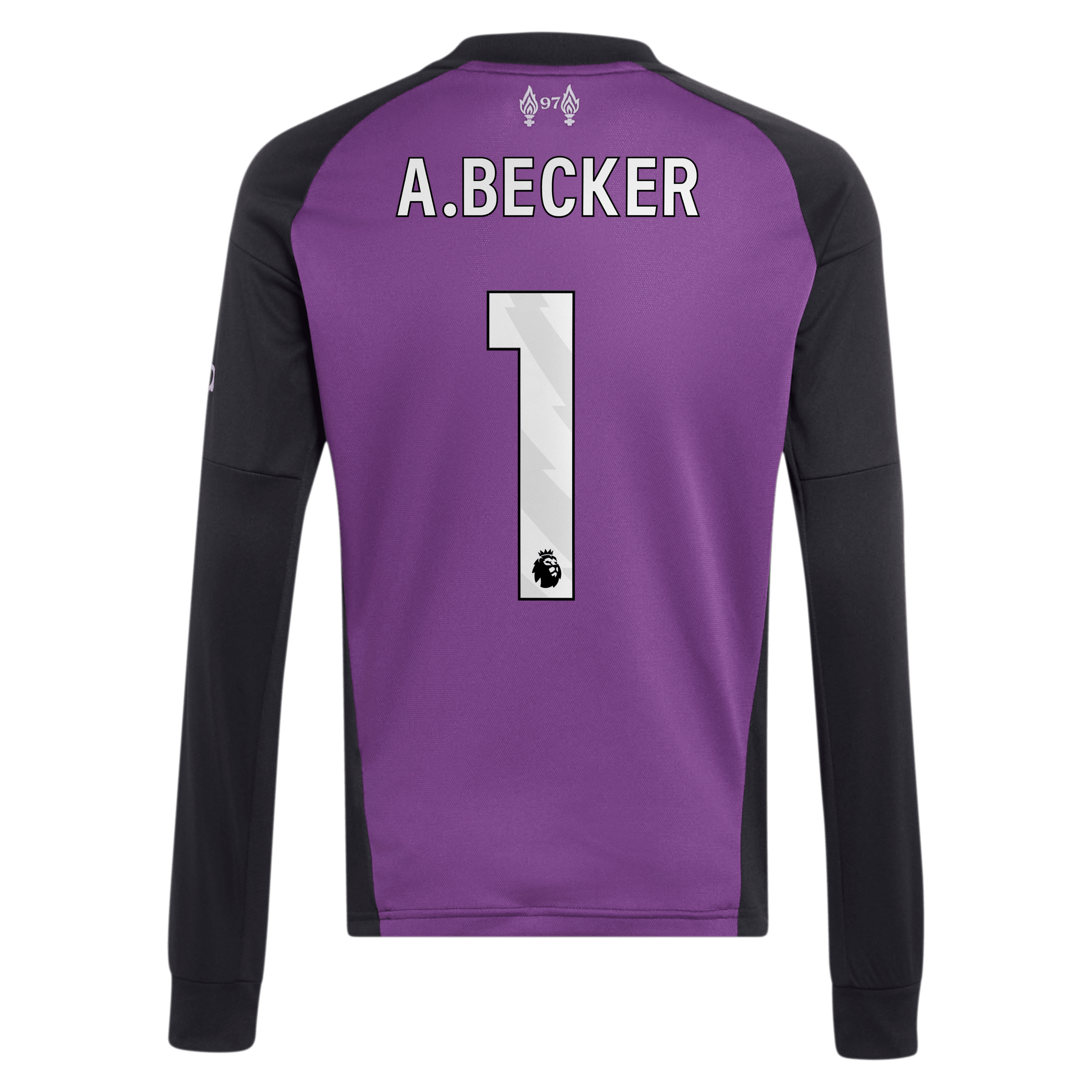 Liverpool adidas Away Goalkeeper Shirt 2026-27 - Kids - Long Sleeve with A.Becker 1 printing, , rebel_hi-res