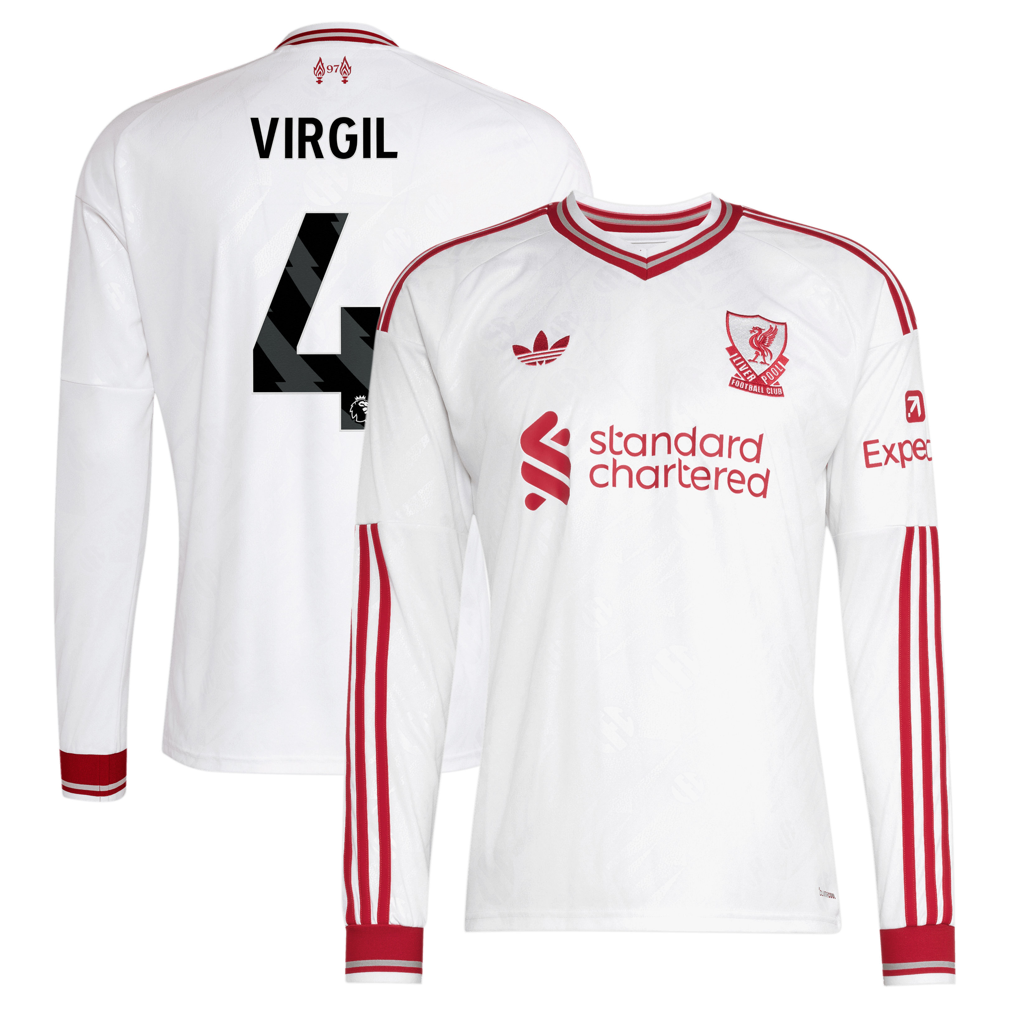 Liverpool adidas Away Shirt 2026-27 - Long Sleeve with Virgil 4 printing, , rebel_hi-res