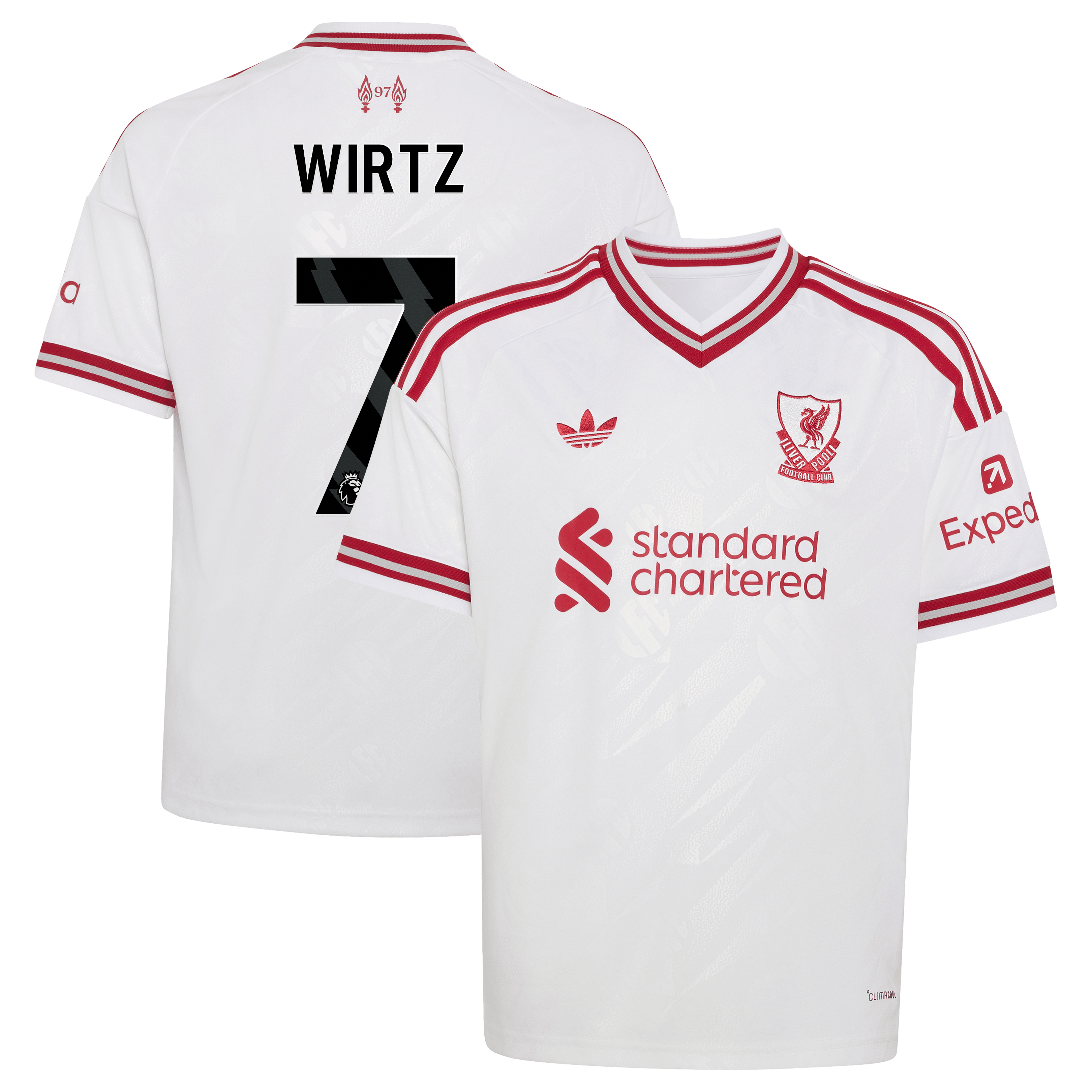 Liverpool adidas Away Shirt 2026-27 - Kids with Wirtz 7 printing, , rebel_hi-res