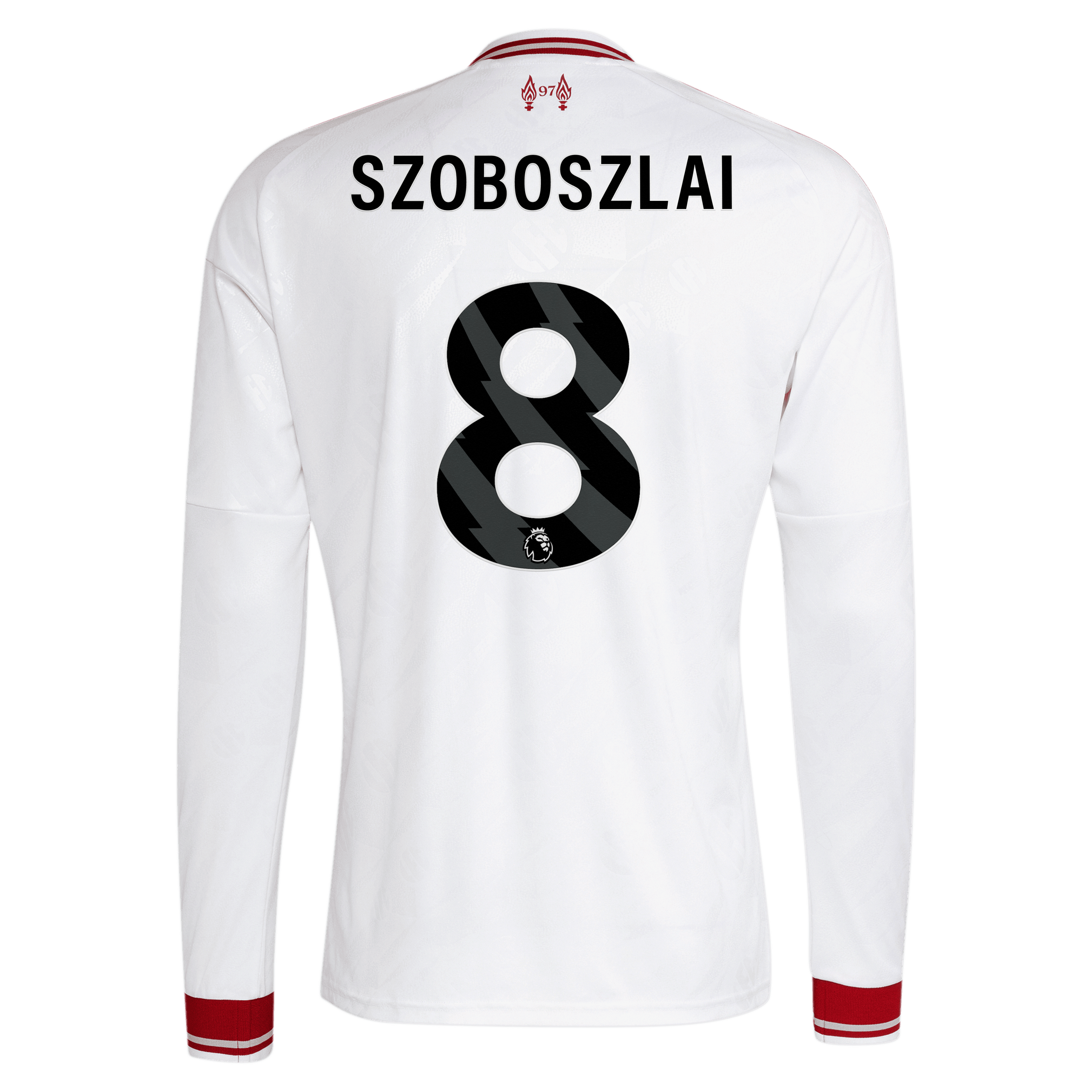 Liverpool adidas Away Shirt 2026-27 - Kids - Long Sleeve with Szoboszlai 8 printing, , rebel_hi-res