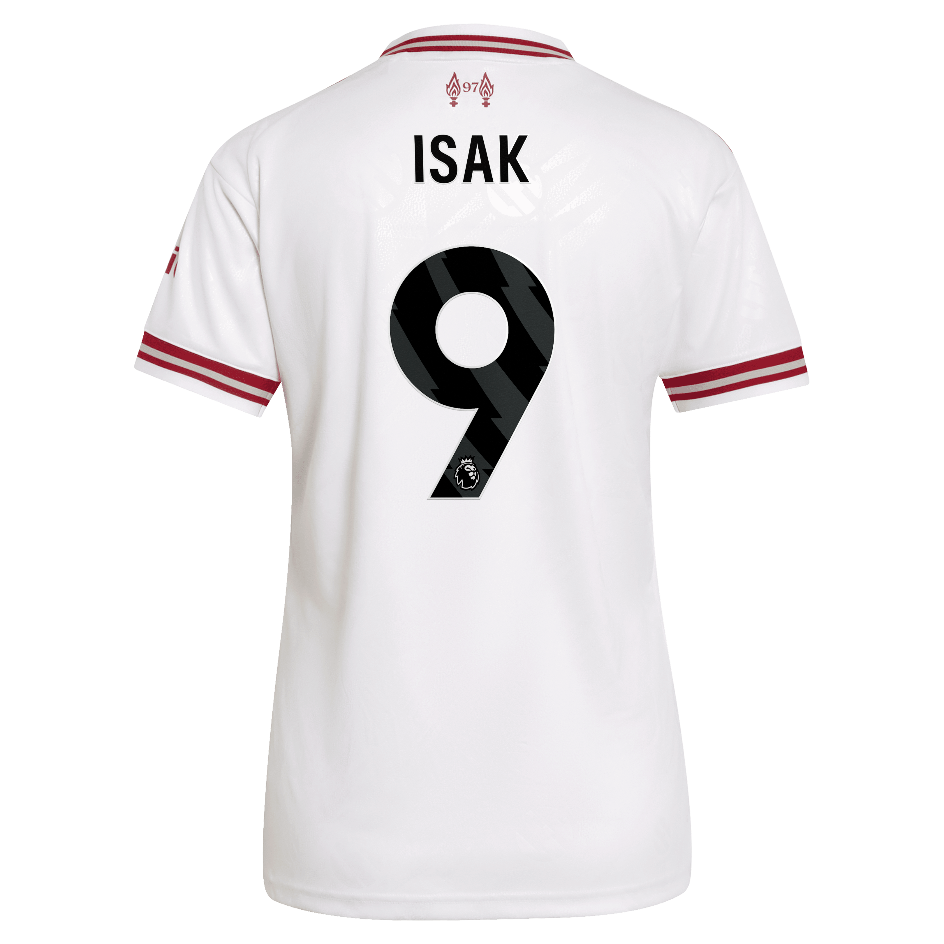 Liverpool adidas Away Shirt 2026-27 - Womens with Isak 9 printing, , rebel_hi-res