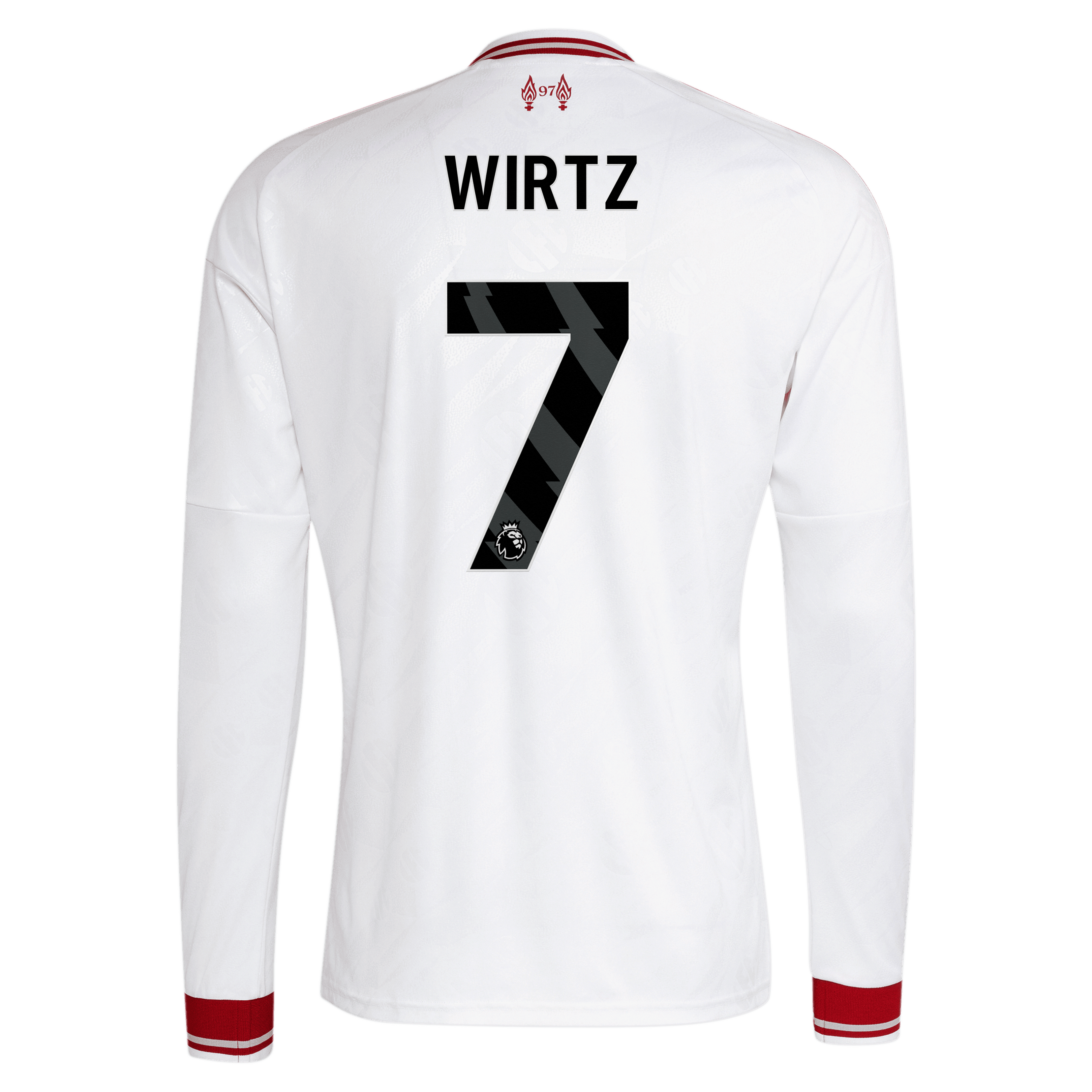 Liverpool adidas Away Shirt 2026-27 - Kids - Long Sleeve with Wirtz 7 printing, , rebel_hi-res