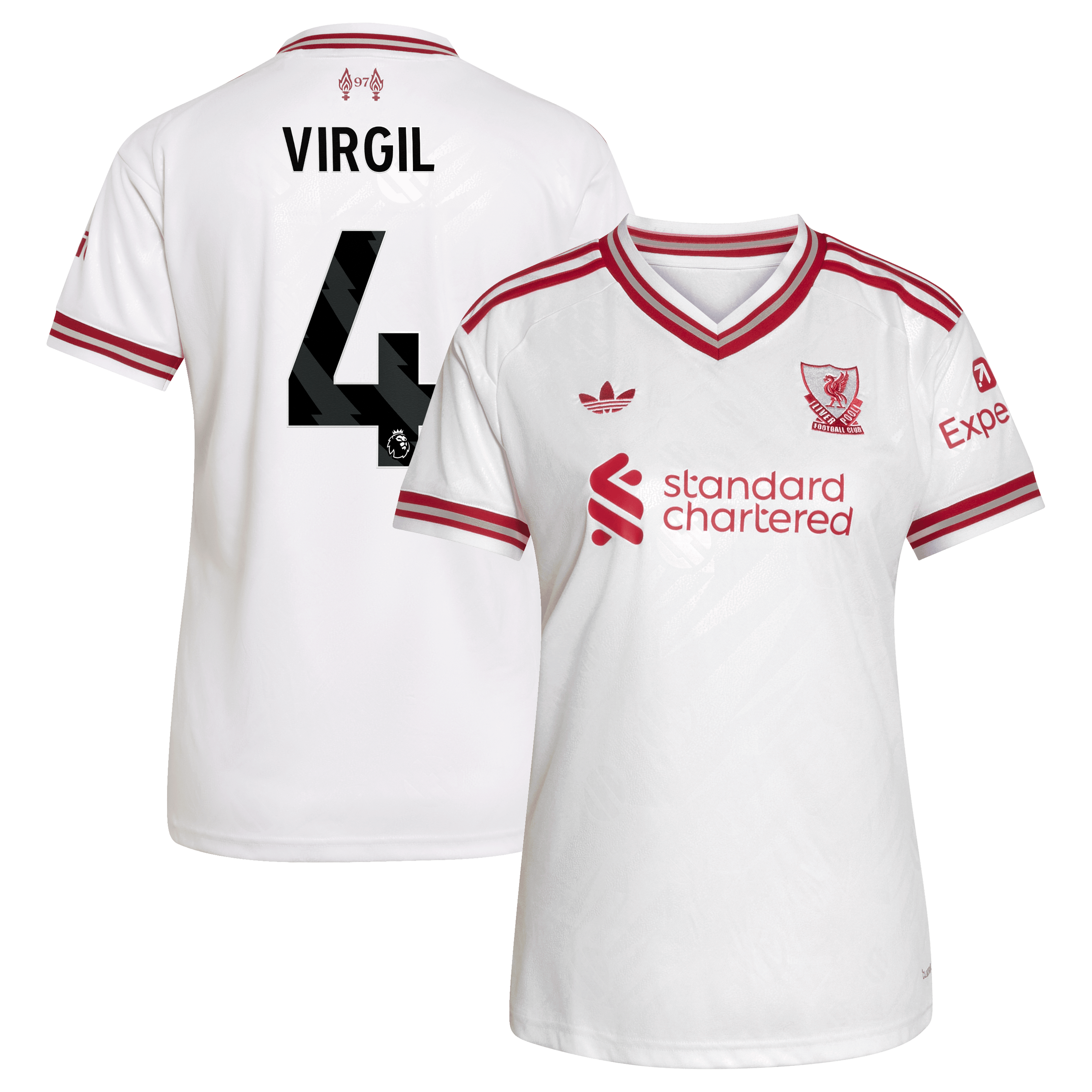 Liverpool adidas Away Shirt 2026-27 - Womens with Virgil 4 printing, , rebel_hi-res
