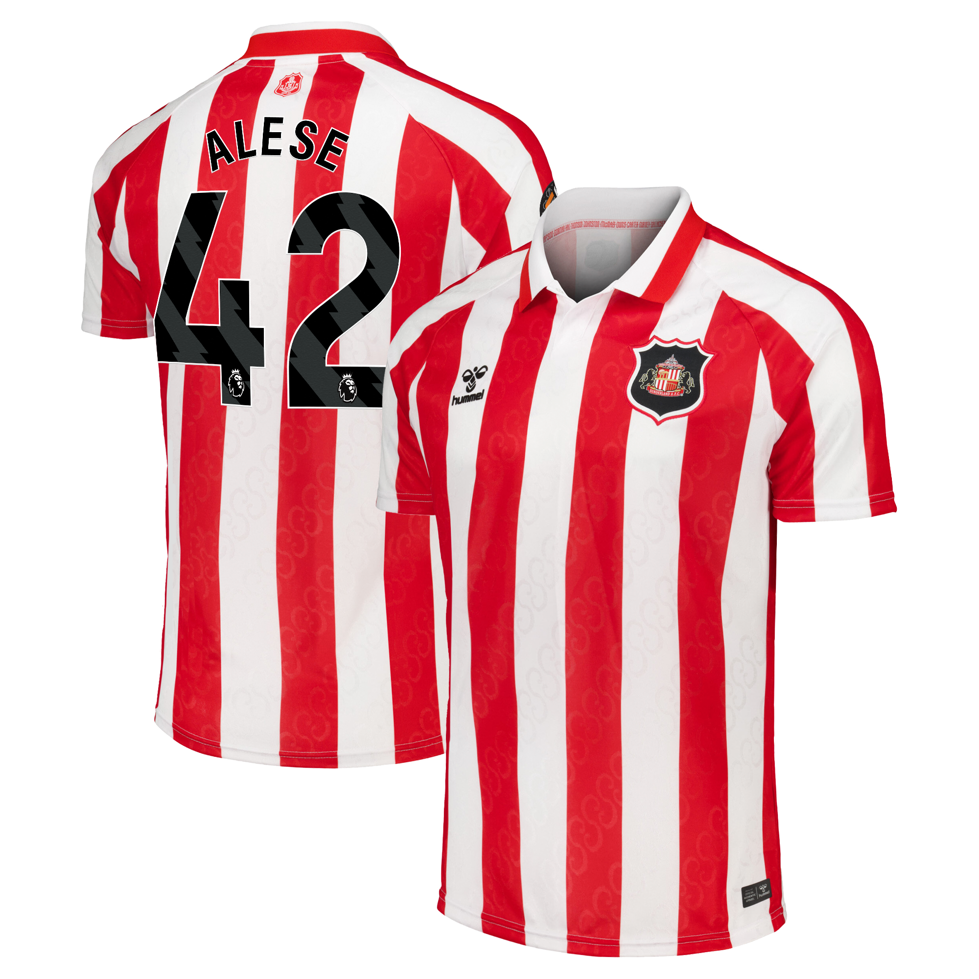 Sunderland Hummel Home Shirt 2026-27 with Alese 42 printing, , rebel_hi-res