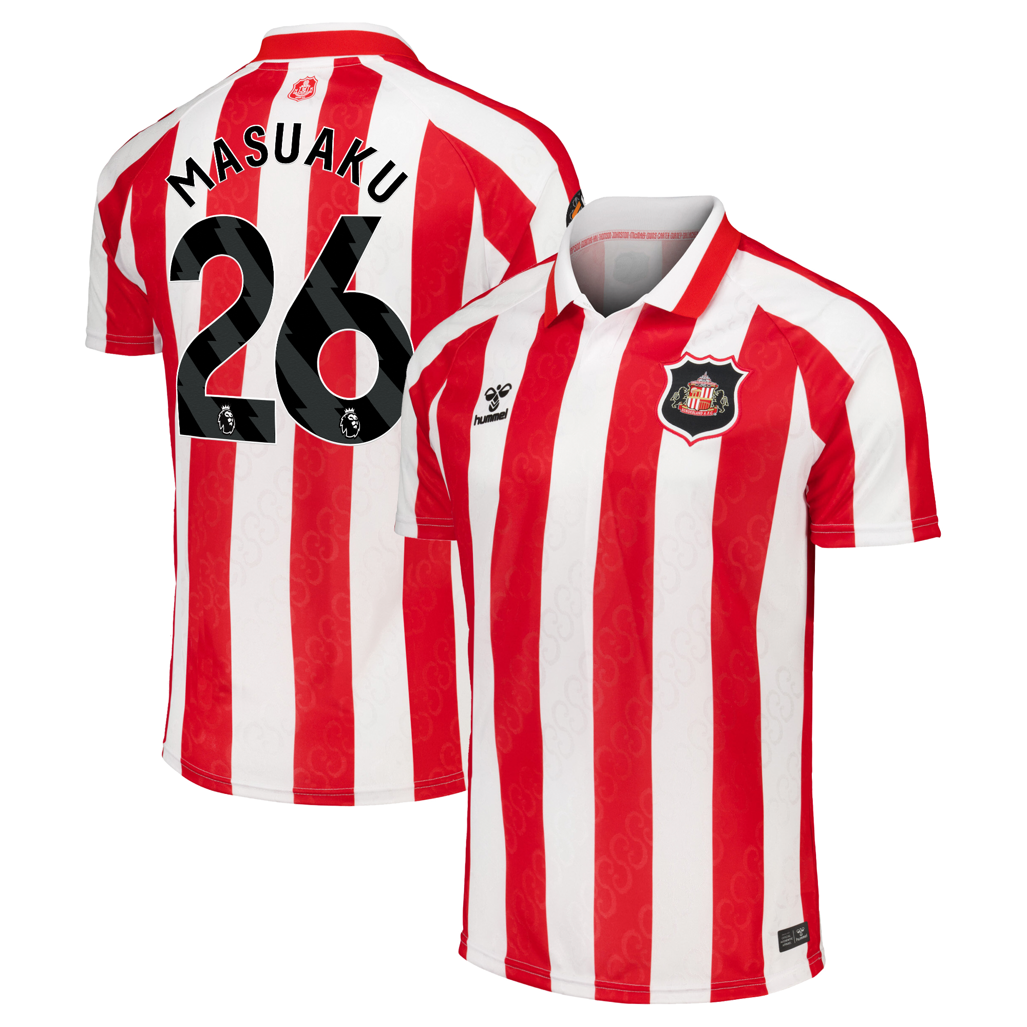 Sunderland Hummel Home Shirt 2026-27 with Masuaka 26 printing, , rebel_hi-res