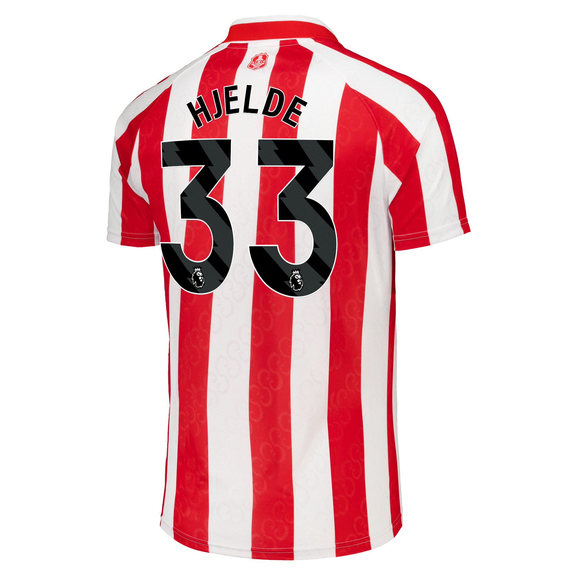 Sunderland Hummel Home Shirt 2026-27 with Hjelde 33 printing, , rebel_hi-res