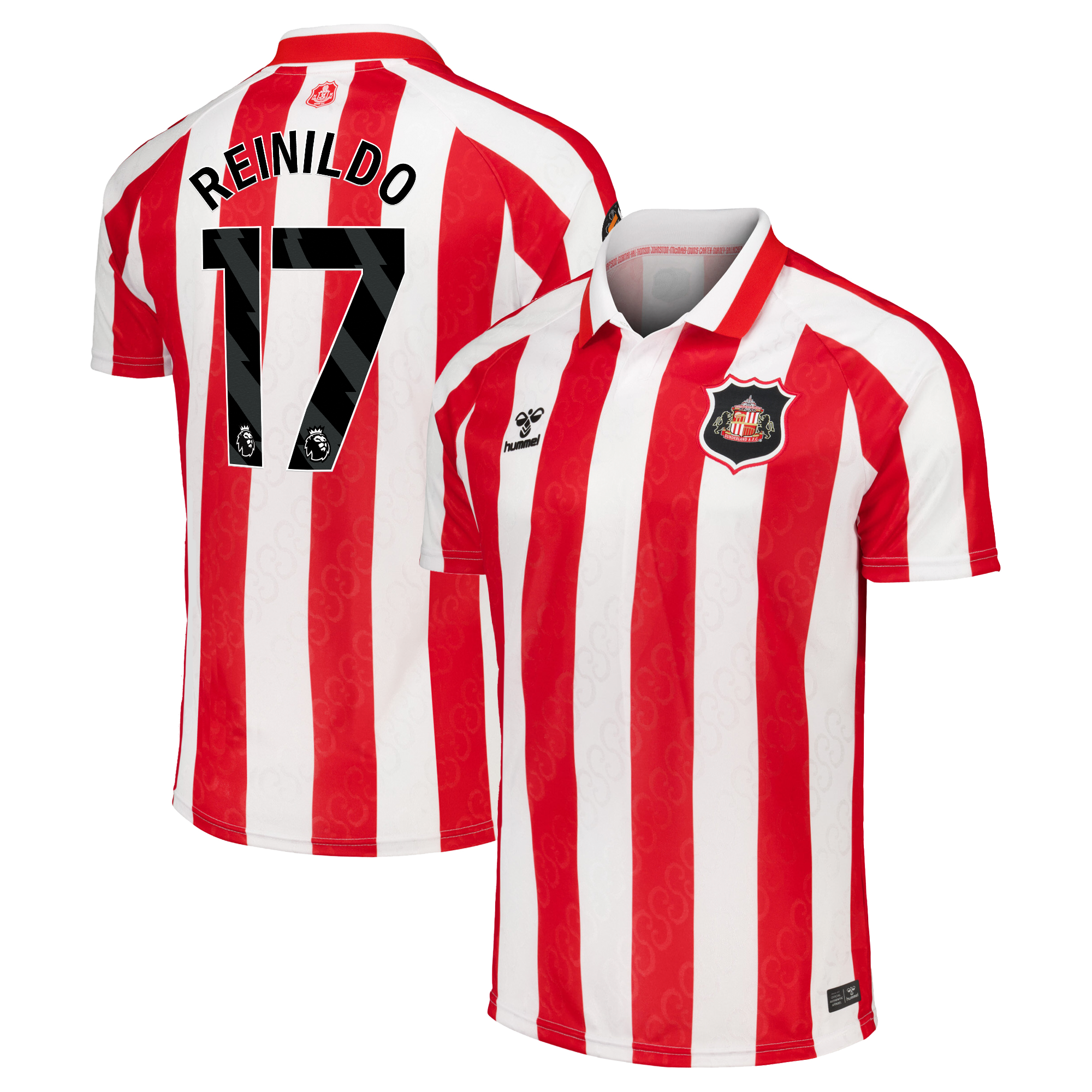 Sunderland Hummel Home Shirt 2026-27 with Reinildo 17 printing, , rebel_hi-res