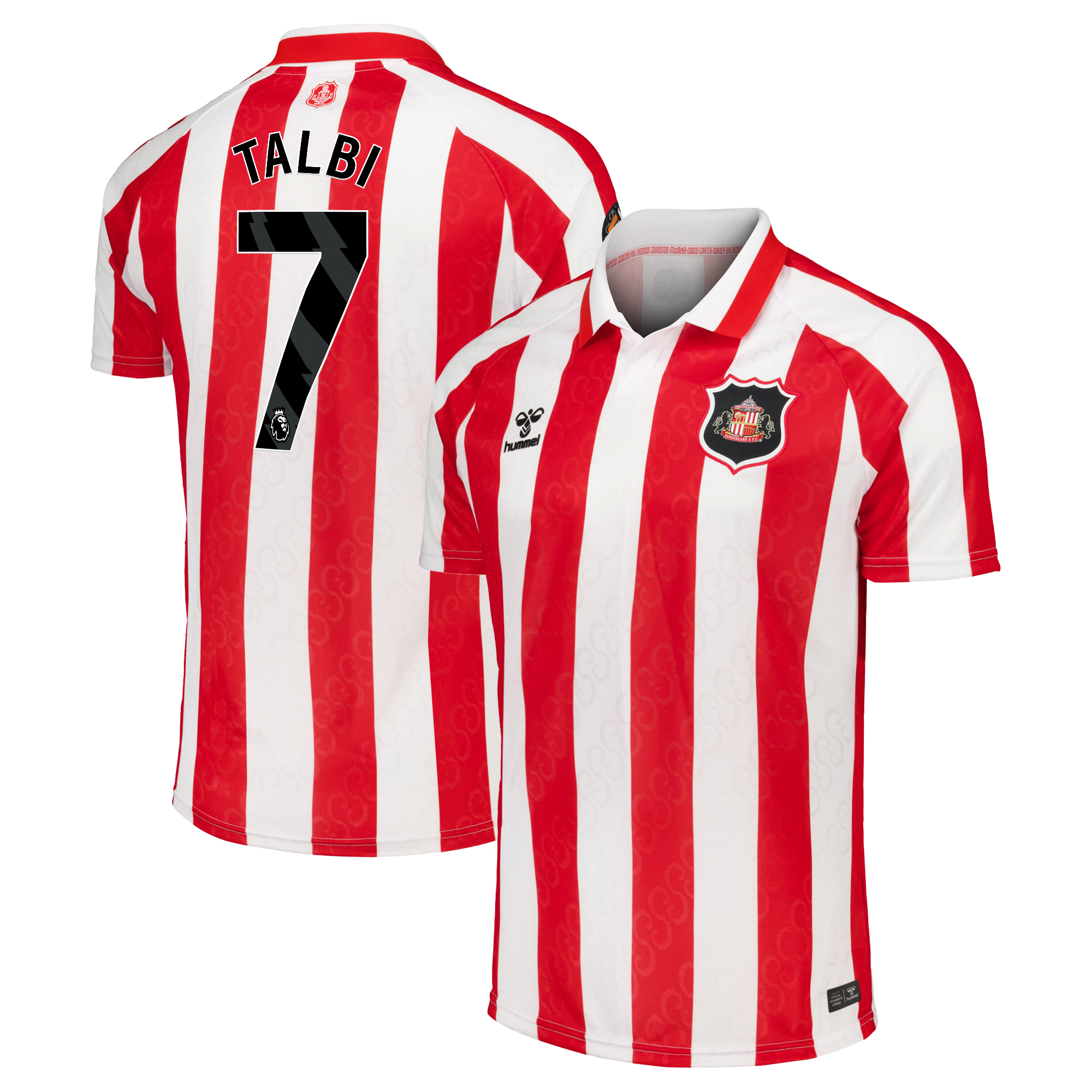 Sunderland Hummel Home Shirt 2026-27 with Talbi 7 printing, , rebel_hi-res