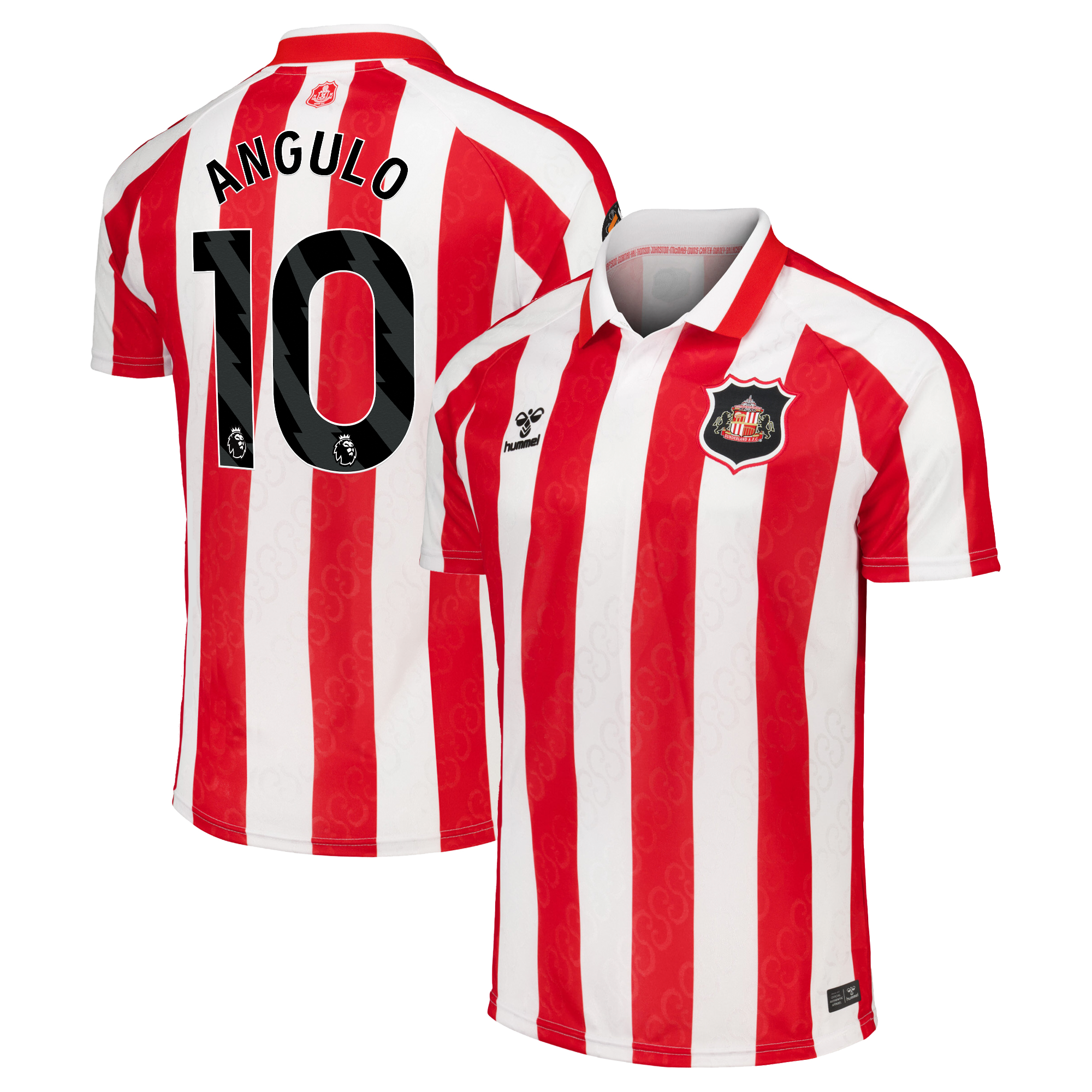 Sunderland Hummel Home Shirt 2026-27 with Angulo 10 printing, , rebel_hi-res