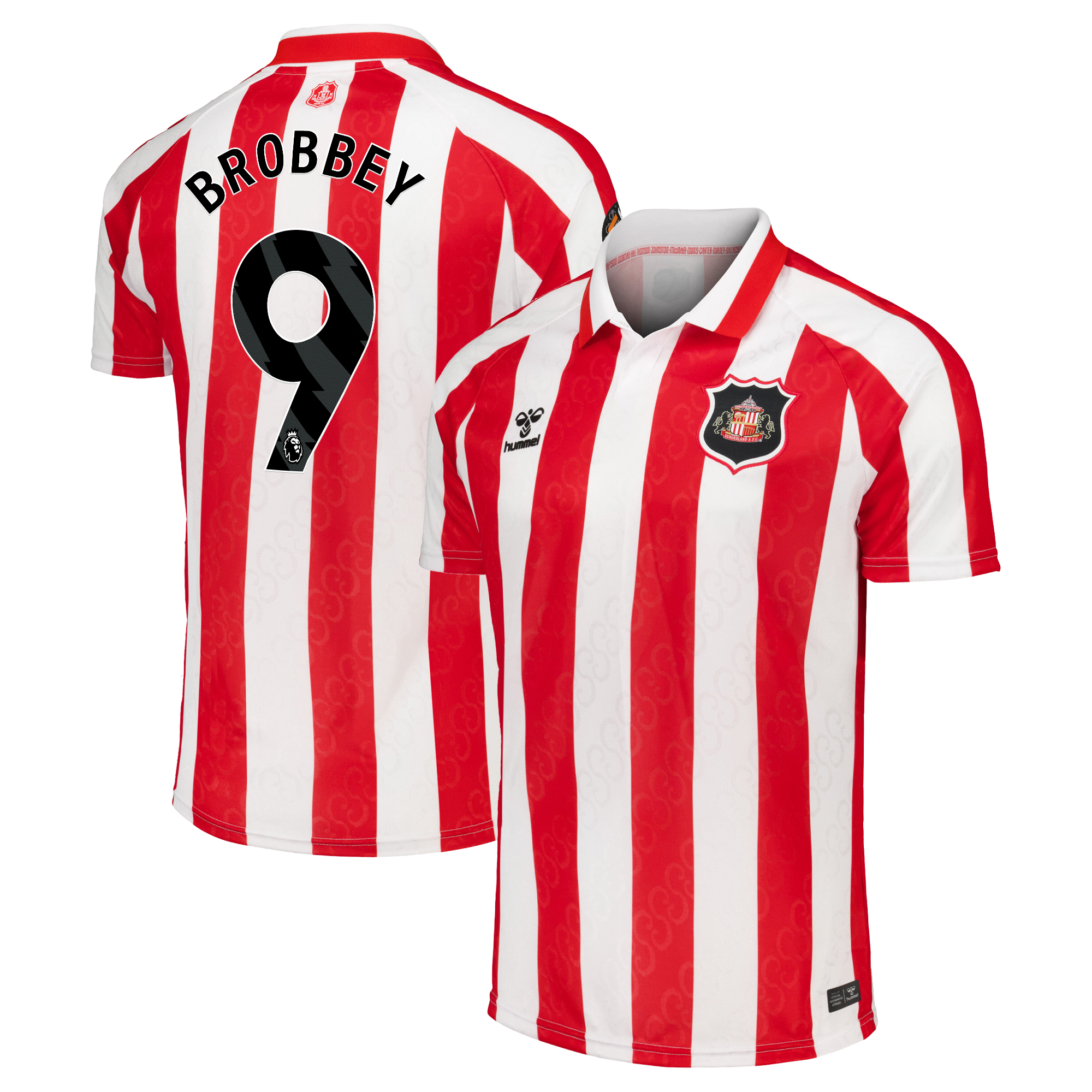 Sunderland Hummel Home Shirt 2026-27 with Brobbey 9 printing, , rebel_hi-res