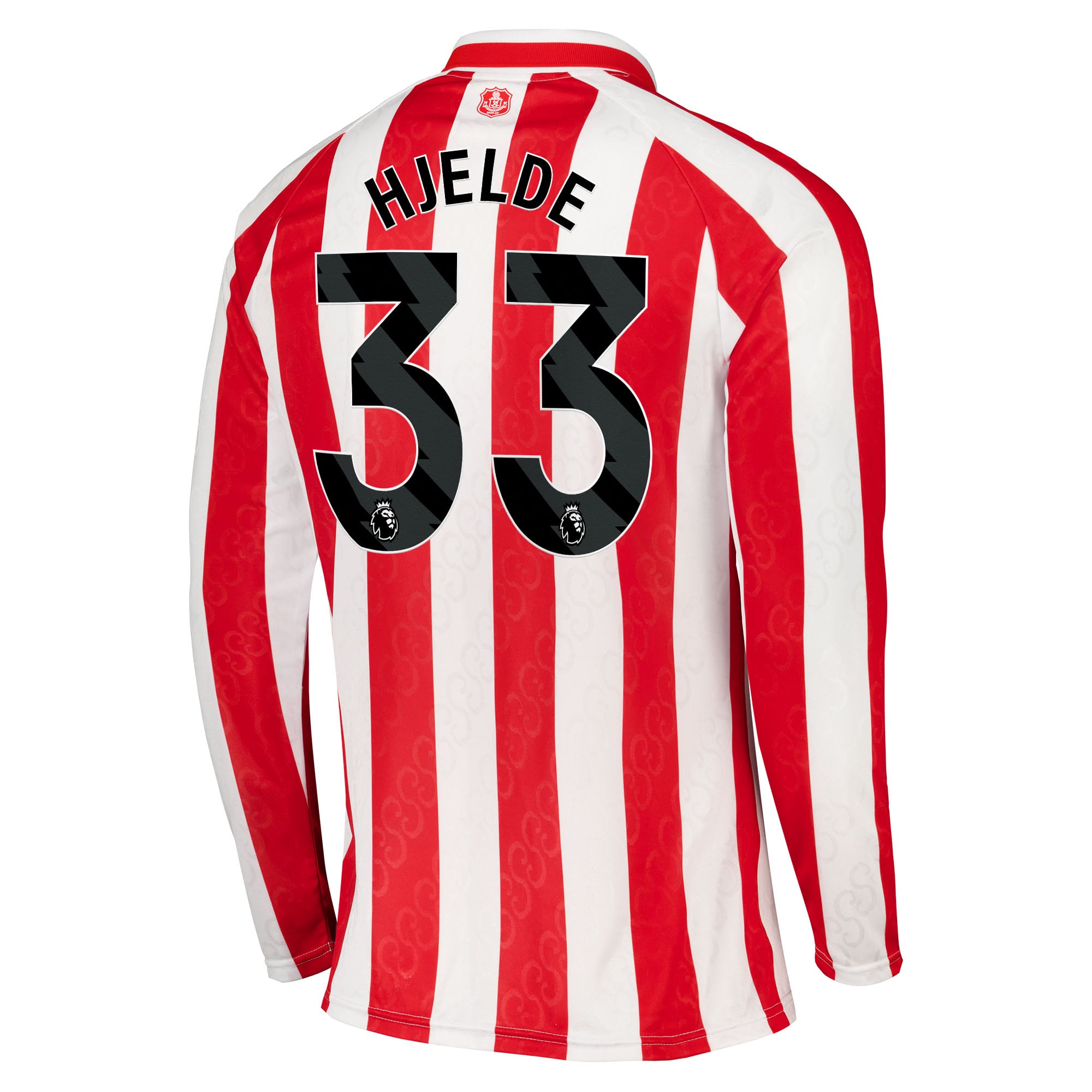 Sunderland Hummel Home Shirt 2026-27 - Long Sleeve with Hjelde 33 printing, , rebel_hi-res