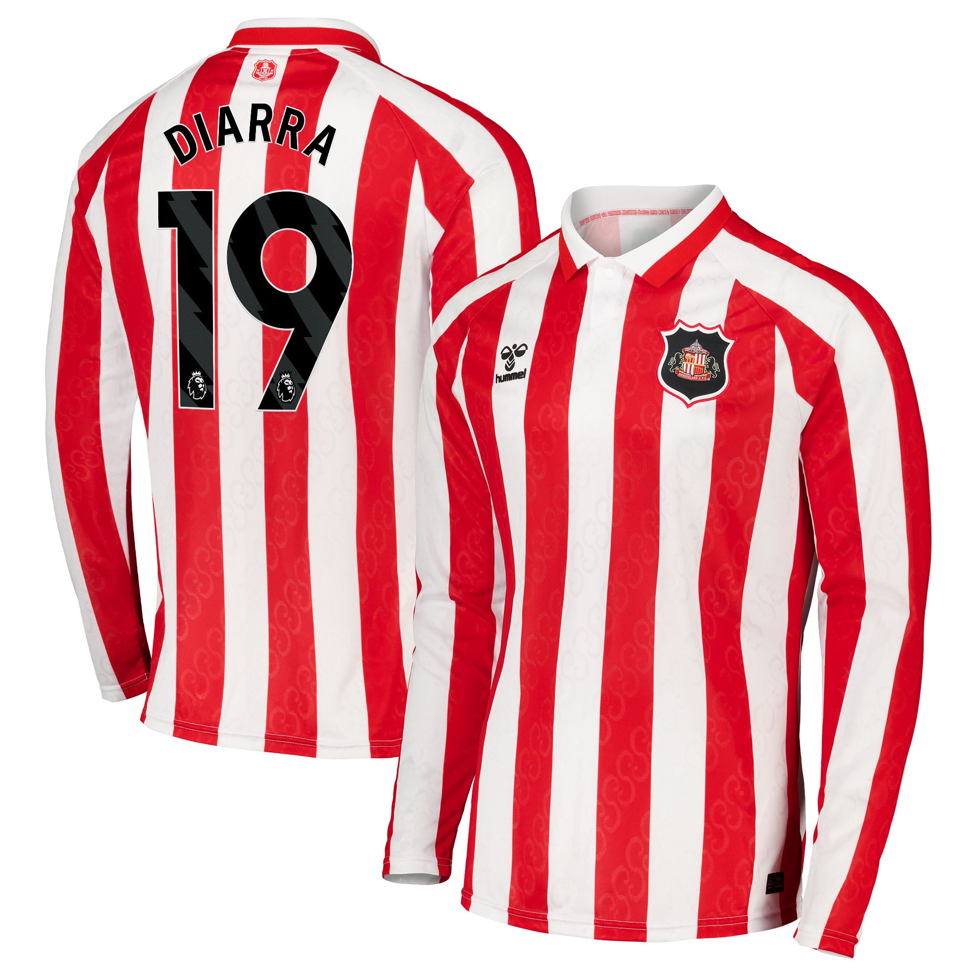 Sunderland Hummel Home Shirt 2026-27 - Long Sleeve with Diarra 19 printing, , rebel_hi-res