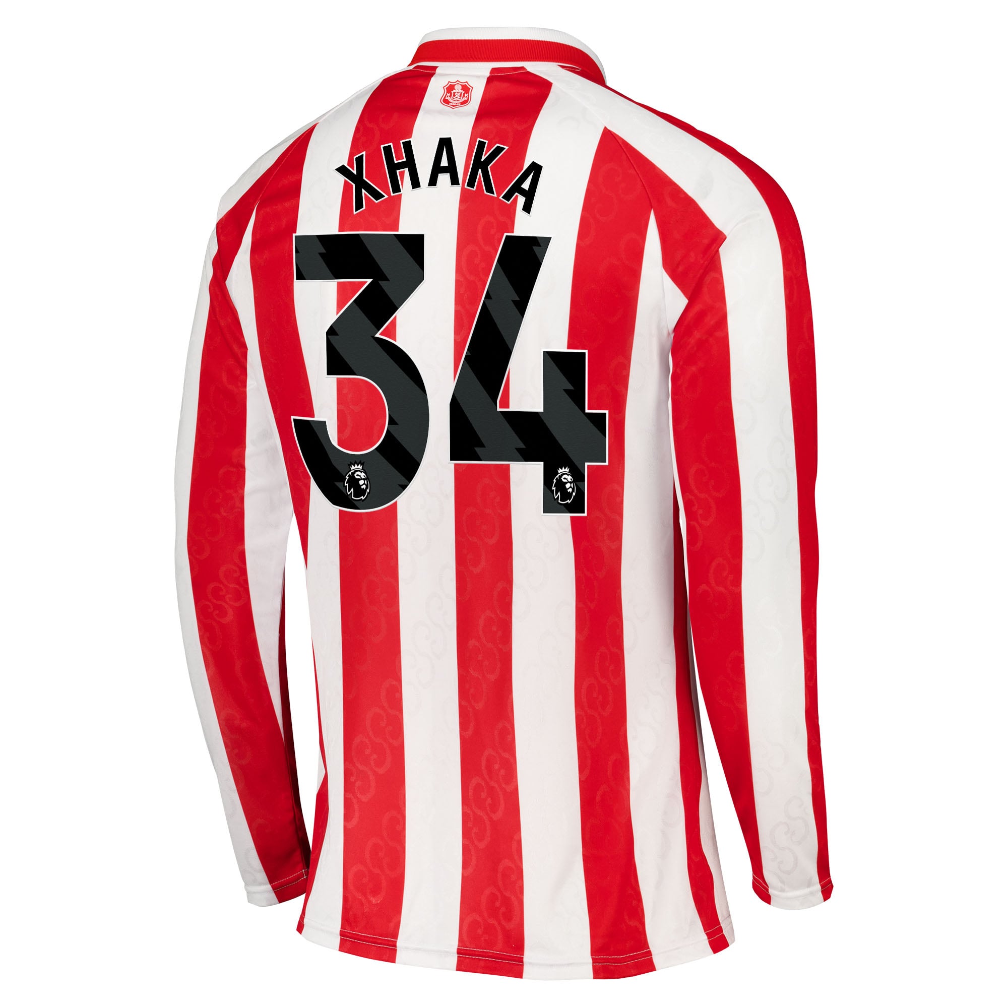 Sunderland Hummel Home Shirt 2026-27 - Long Sleeve with Xhaka 34 printing, , rebel_hi-res