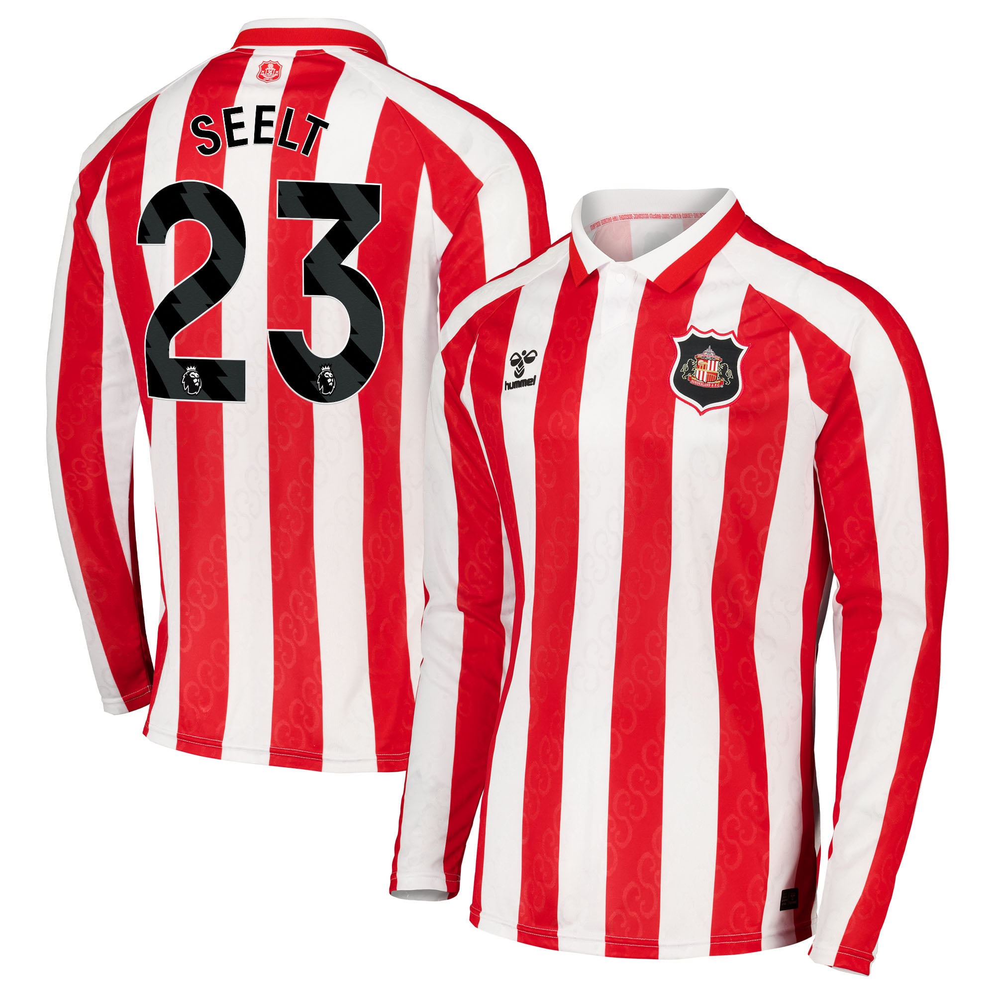 Sunderland Hummel Home Shirt 2026-27 - Long Sleeve with Seelt 23 printing, , rebel_hi-res
