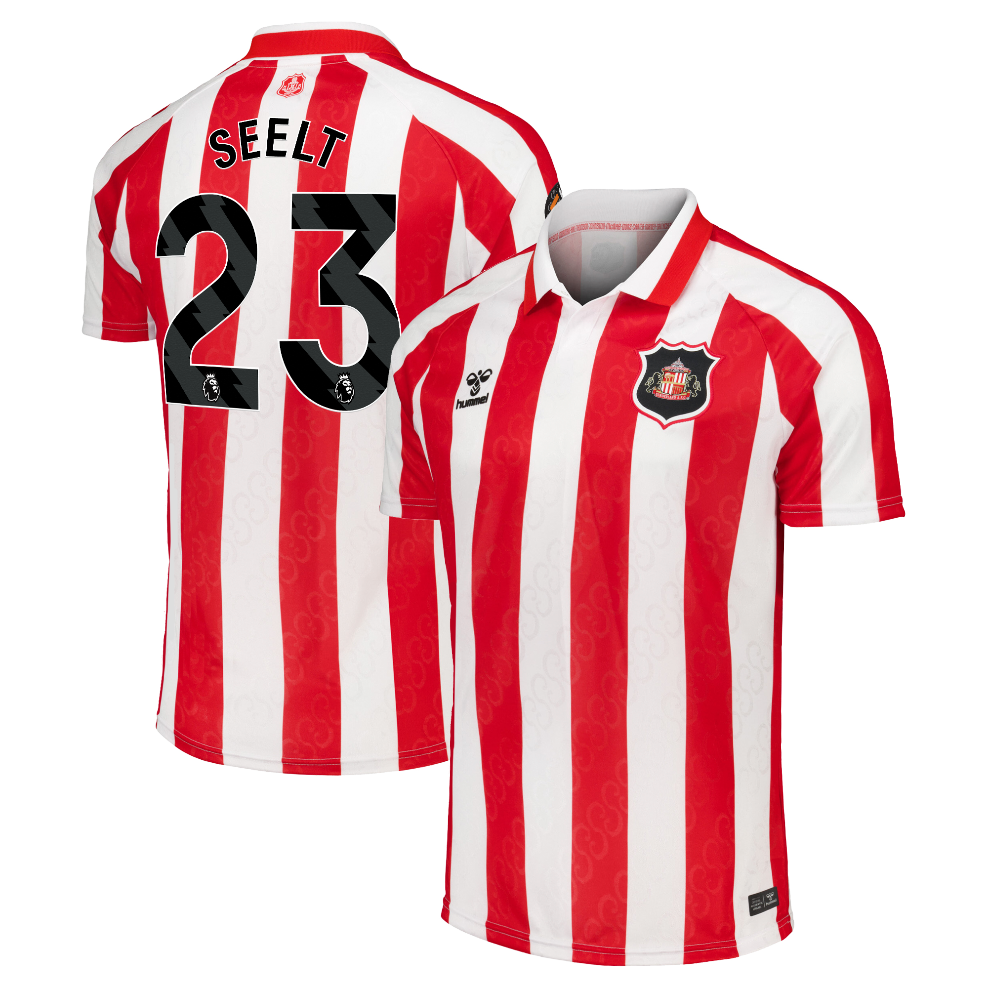 Sunderland Hummel Home Shirt 2026-27 with Seelt 23 printing, , rebel_hi-res