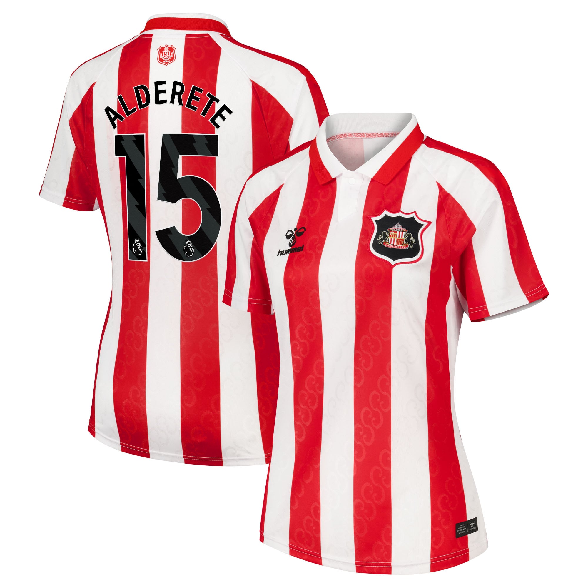 Sunderland Hummel Home Shirt 2026-27 - Womens with Alderete 15 printing, , rebel_hi-res