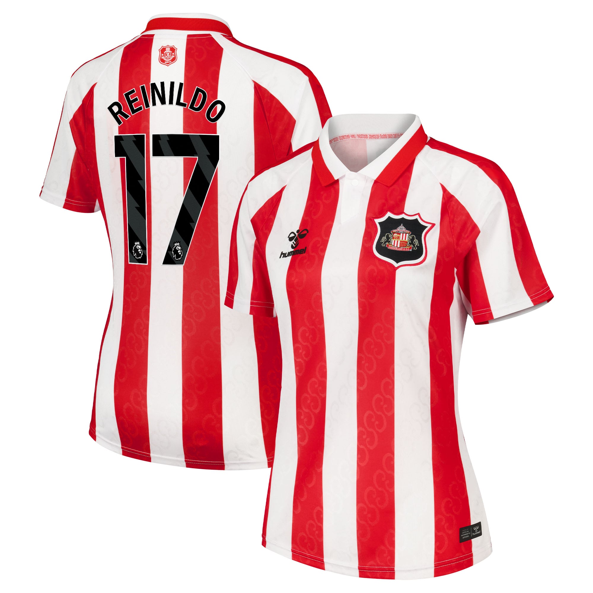 Sunderland Hummel Home Shirt 2026-27 - Womens with Reinildo 17 printing, , rebel_hi-res