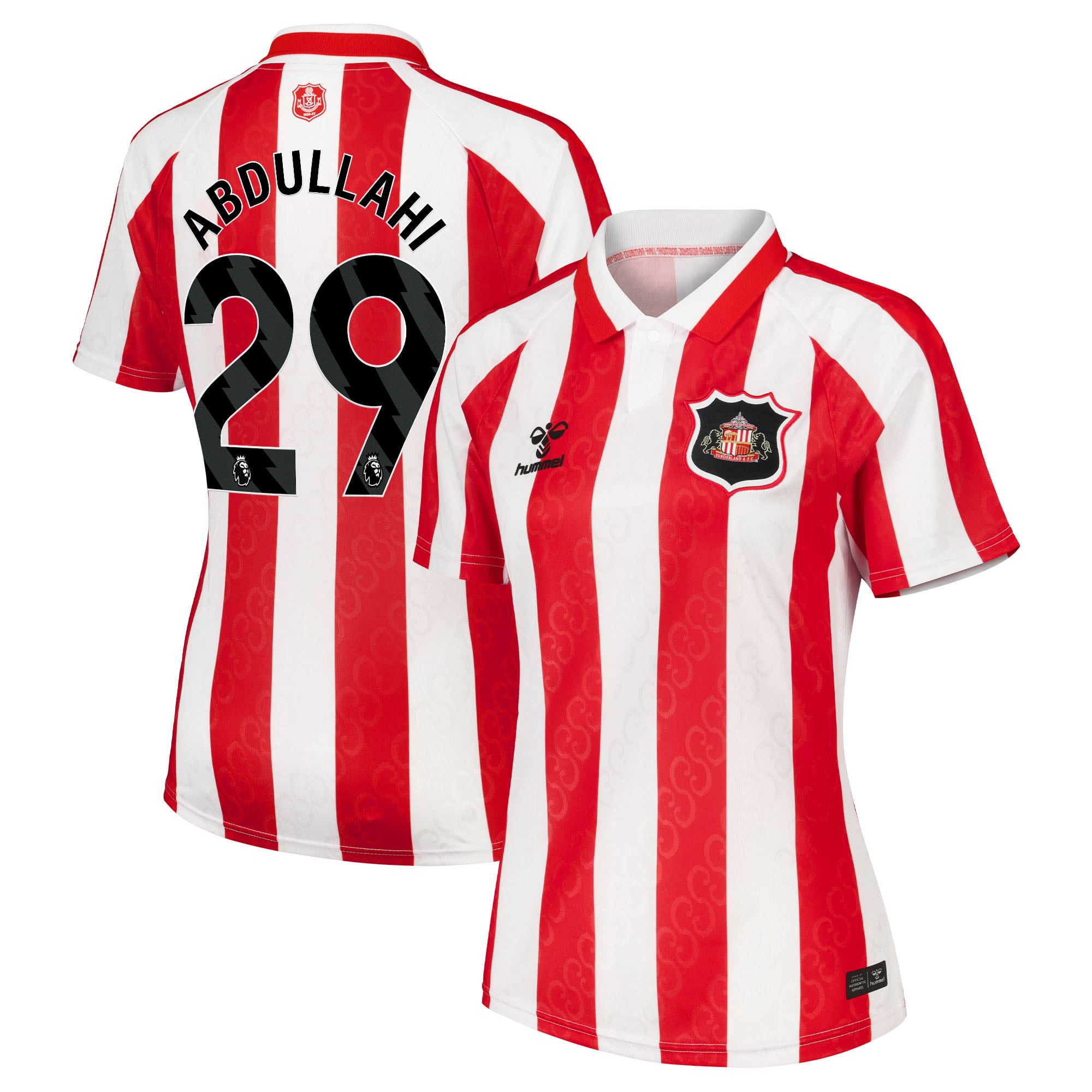 Sunderland Hummel Home Shirt 2026-27 - Womens with Abdullahi 29 printing, , rebel_hi-res