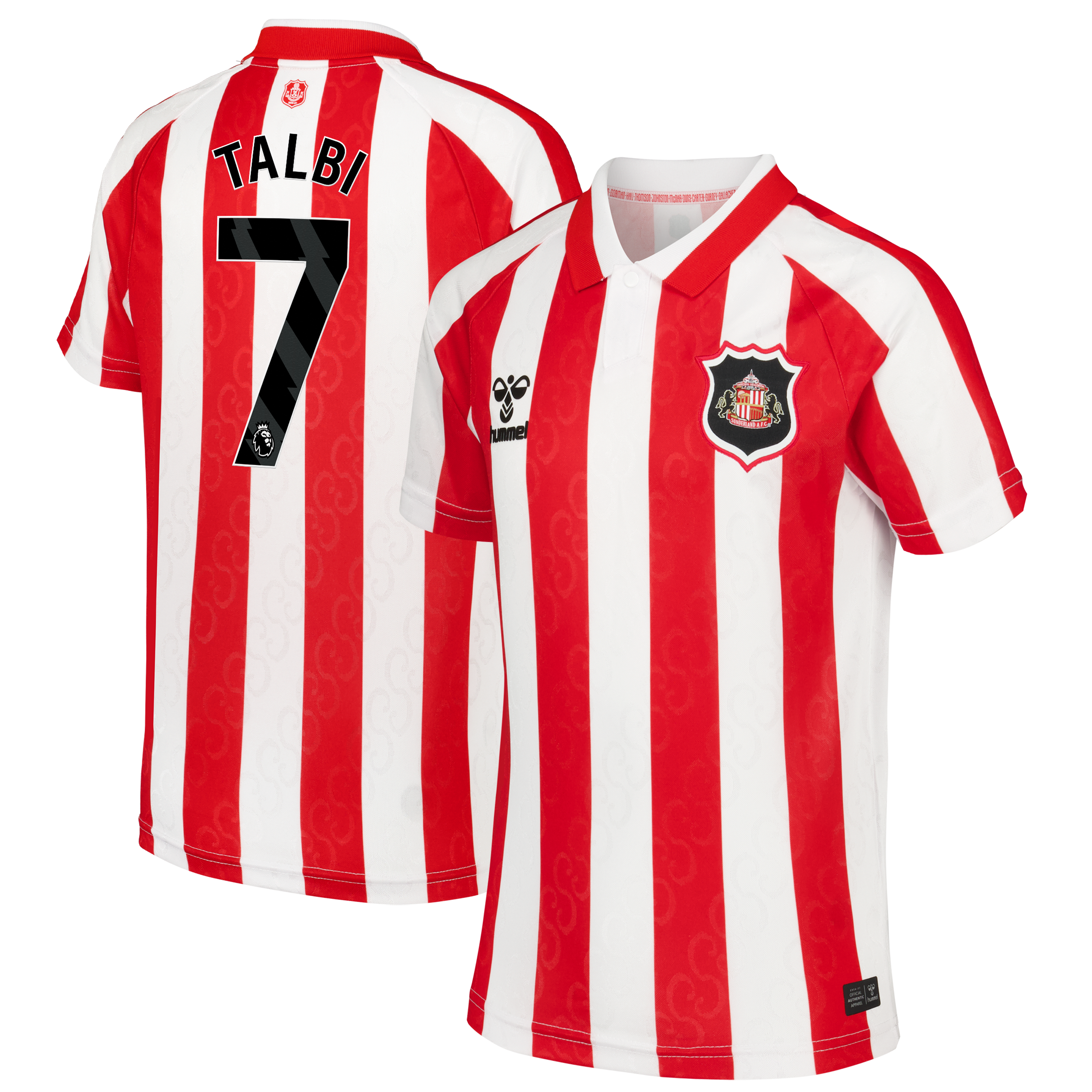 Sunderland Hummel Home Shirt 2026-27 - Kids with Talbi 7 printing, , rebel_hi-res