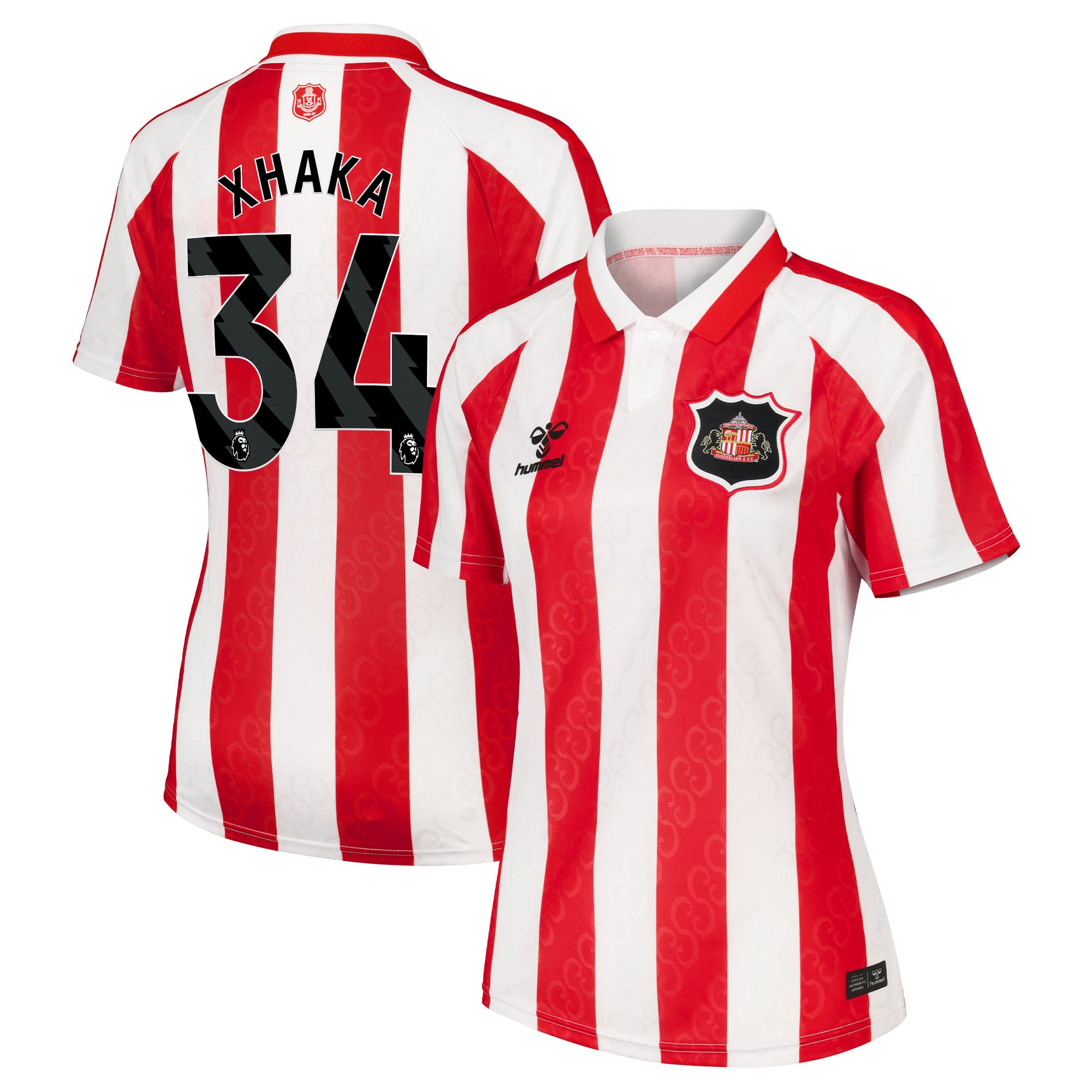 Sunderland Hummel Home Shirt 2026-27 - Womens with Xhaka 34 printing, , rebel_hi-res