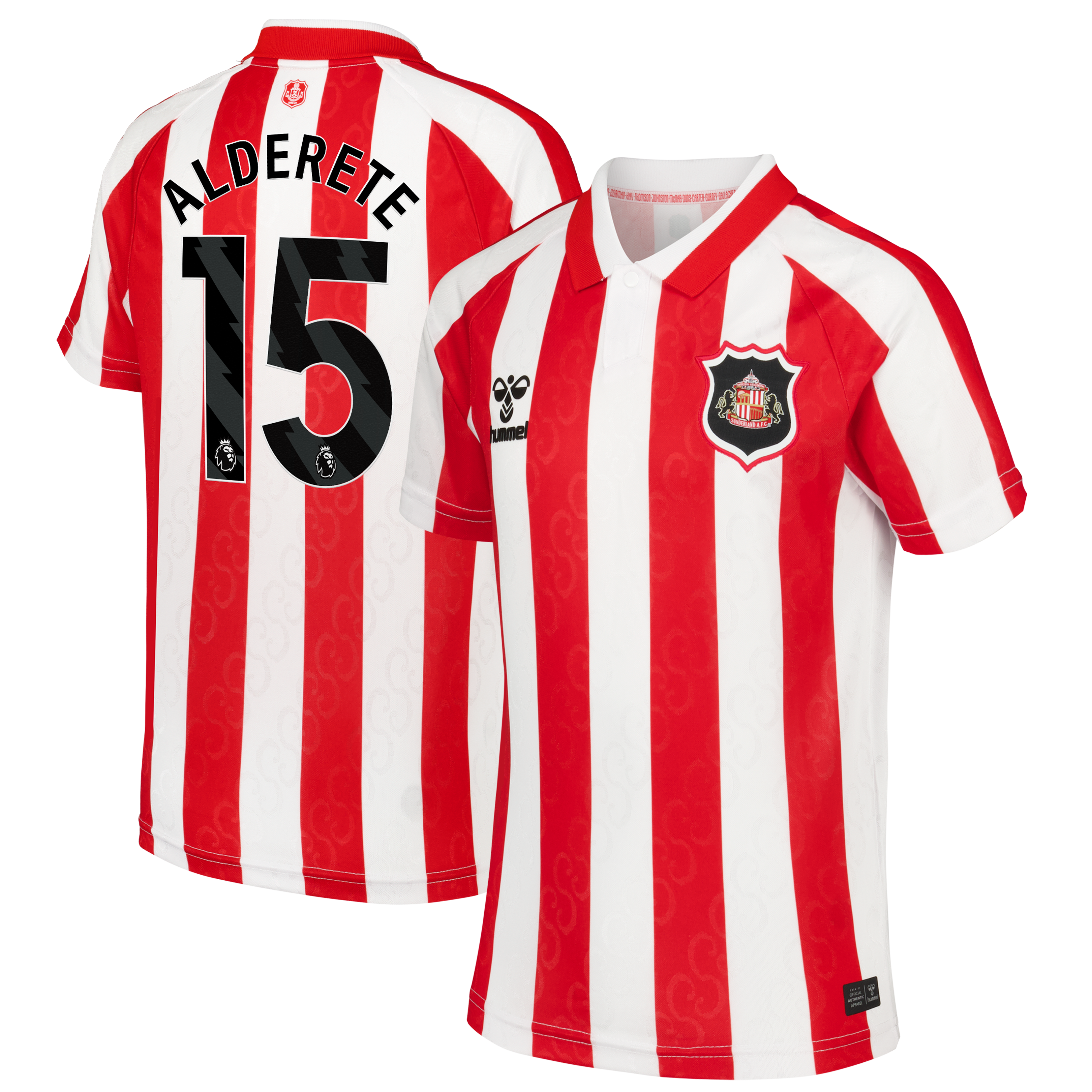 Sunderland Hummel Home Shirt 2026-27 - Kids with Alderete 15 printing, , rebel_hi-res