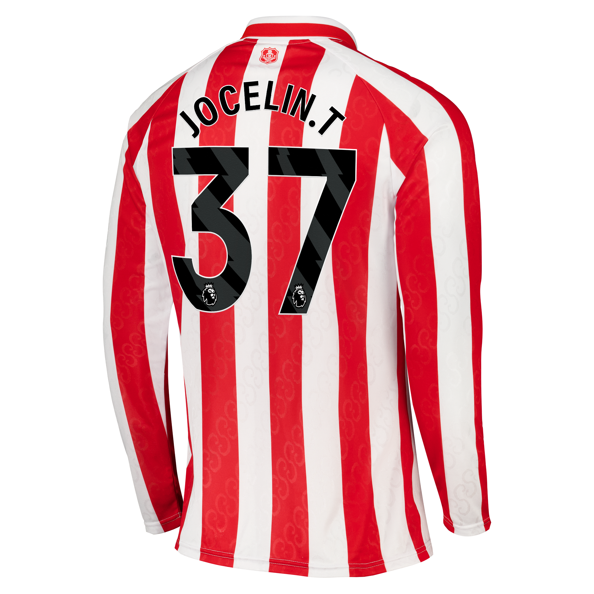 Sunderland Hummel Home Shirt 2026-27 - Long Sleeve - Kids with Jocelin.T 37 printing, , rebel_hi-res