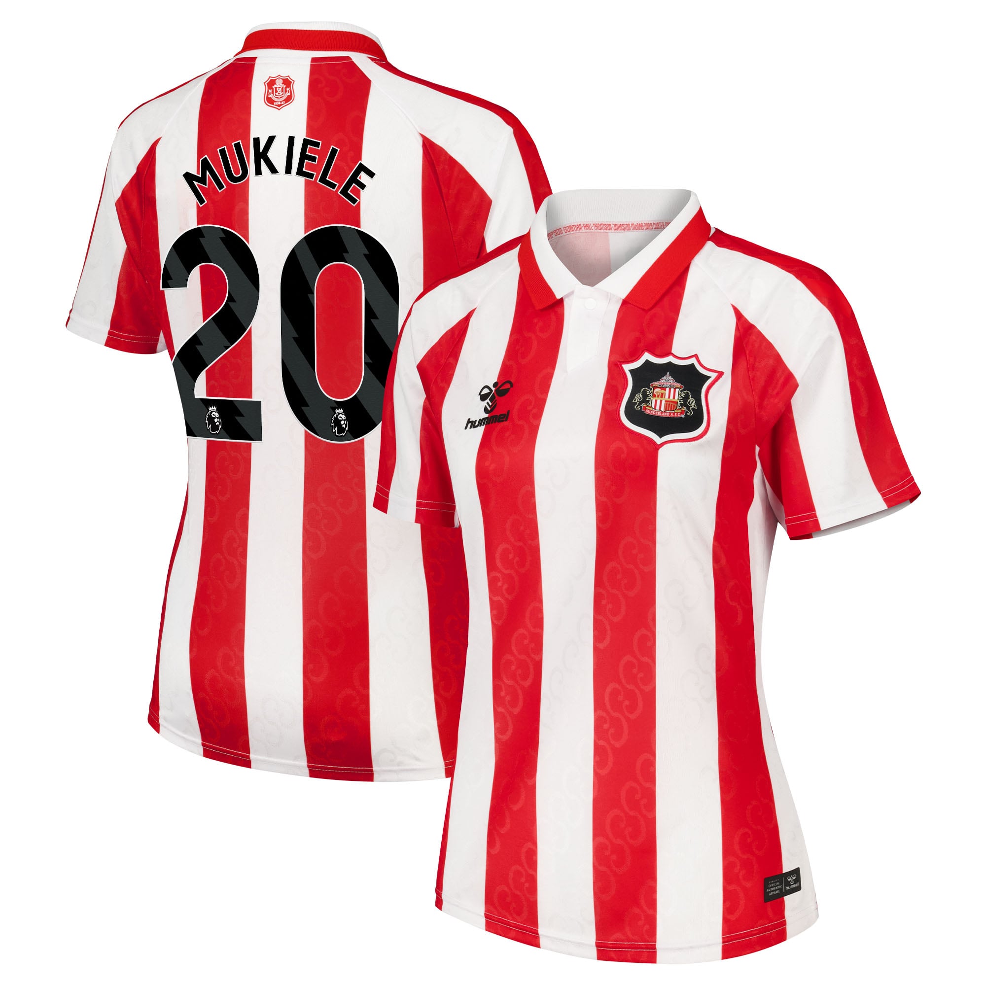 Sunderland Hummel Home Shirt 2026-27 - Womens with Mukiele 20 printing, , rebel_hi-res
